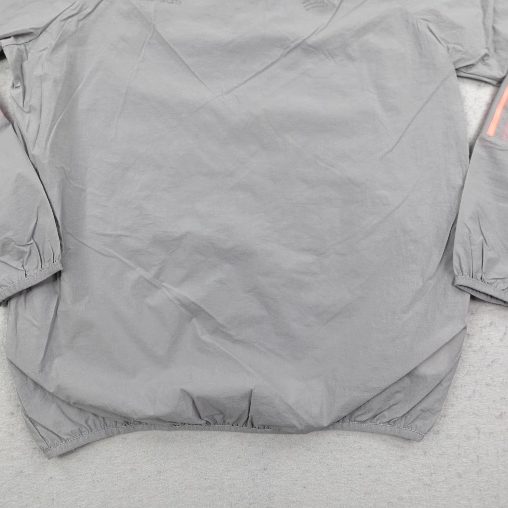 Adidas Adidas Jacket Medium Gray Tan Tech Advanced Soccer Pullover Windbreaker Lightweight Mens M Gray Windproof 1/4 Zip Size US M / EU 48-50 / 2 - 5 Thumbnail