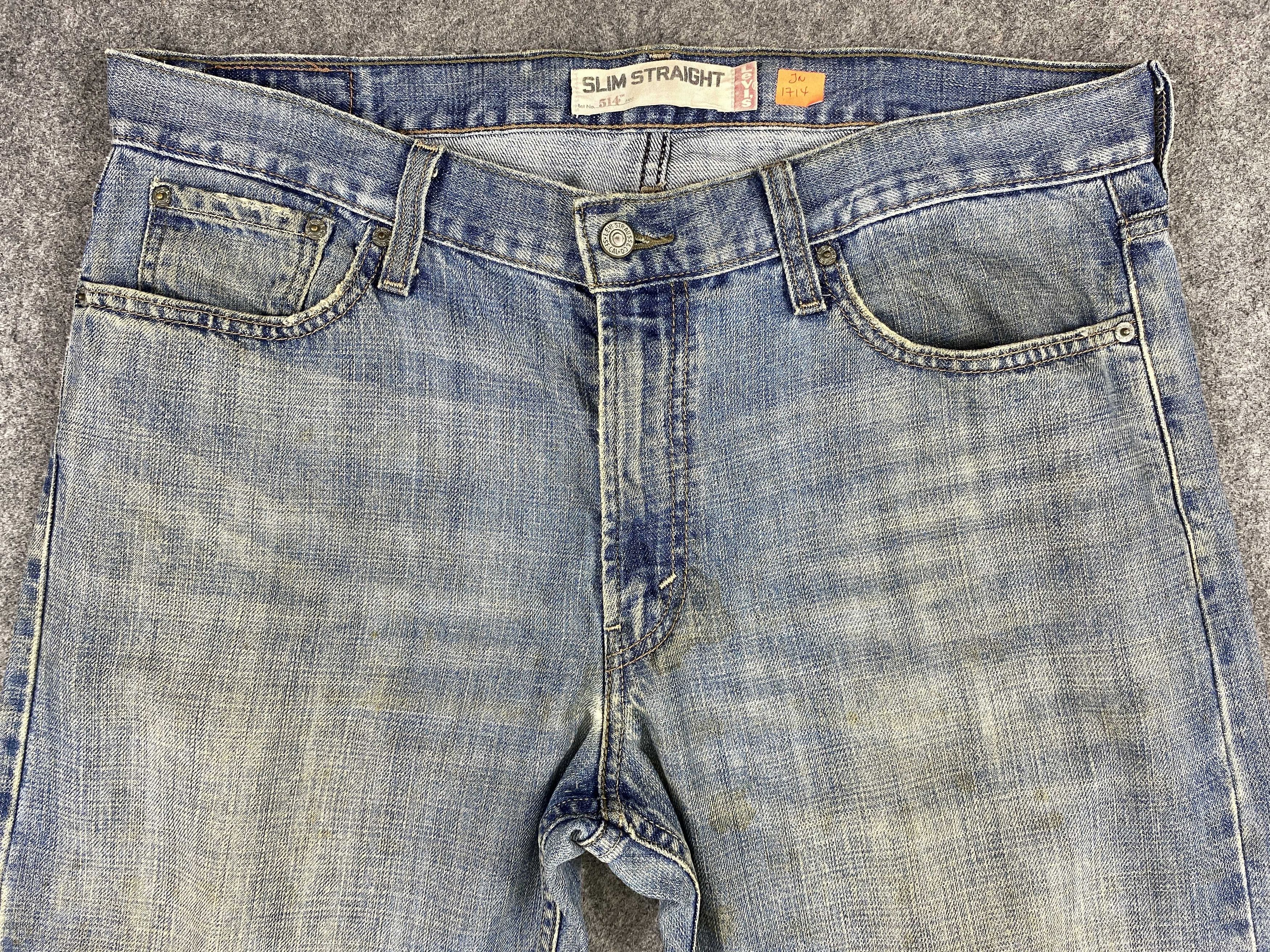 Levi's Dirty Used Blue Vintage Levi's 514 38x32 Denim -JN1714 Size US 38 / EU 54 - 3 Thumbnail