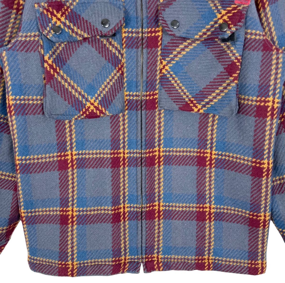 Ron Jon Surf Shop Surf Bear Flannel Zipper Jacket Size US M / EU 48-50 / 2 - 4 Thumbnail