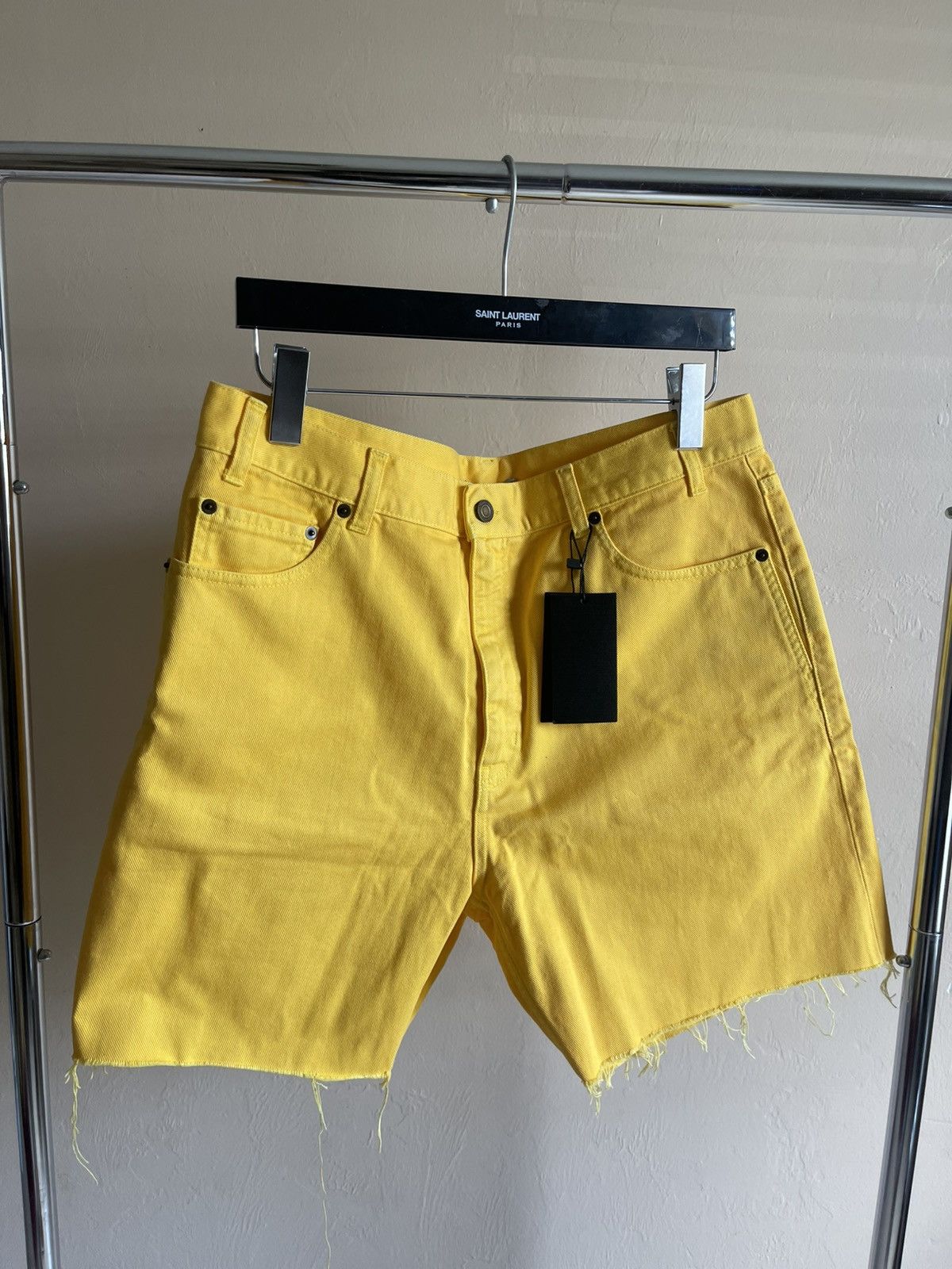 Saint Laurent Paris Saint Laurent Denim Short Size US 31 - 1 Thumbnail