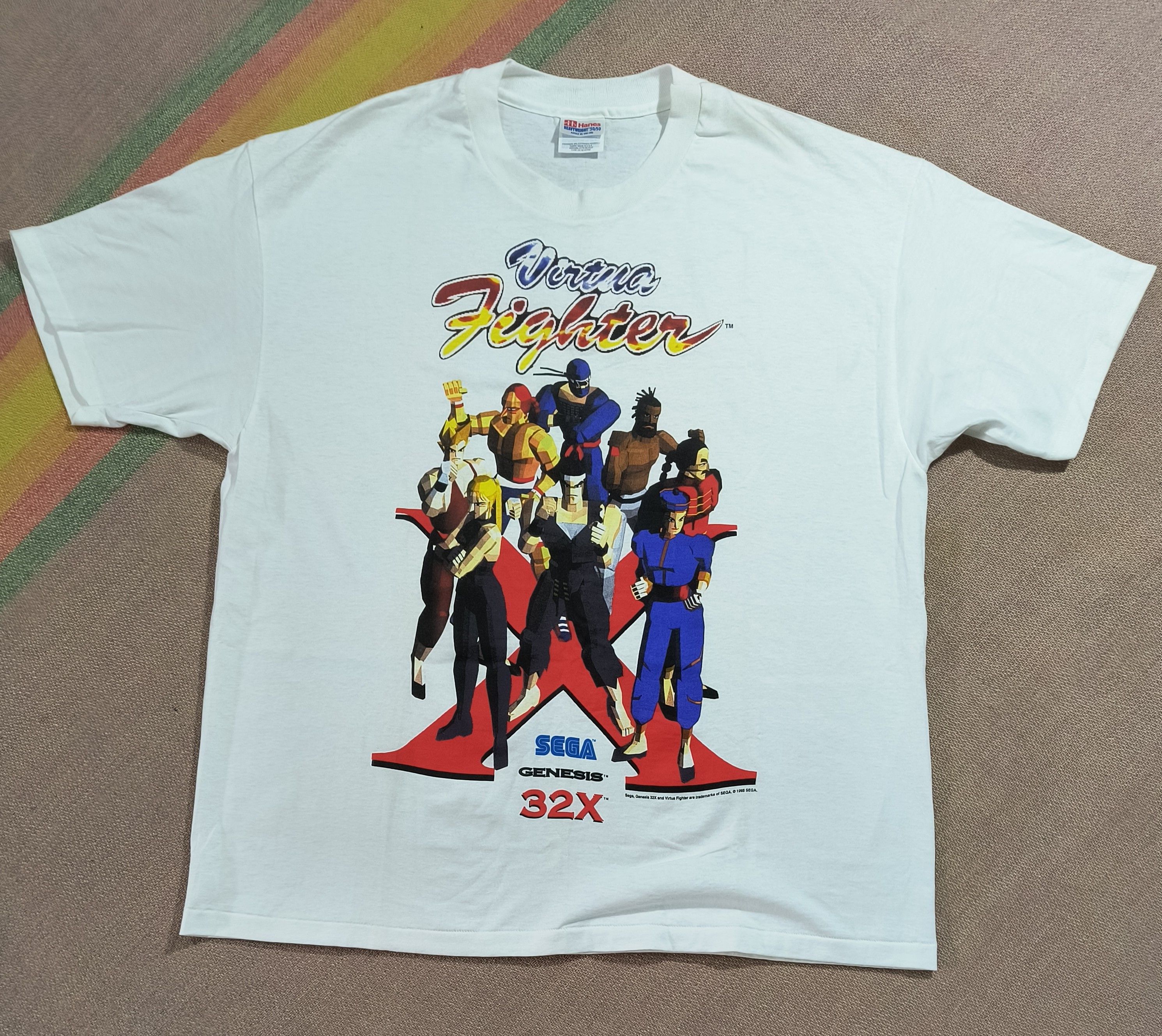 Hanes DS Vintage Virtua Fighter SEGA 1995 tee Size US XL / EU 56 / 4 - 2 Thumbnail