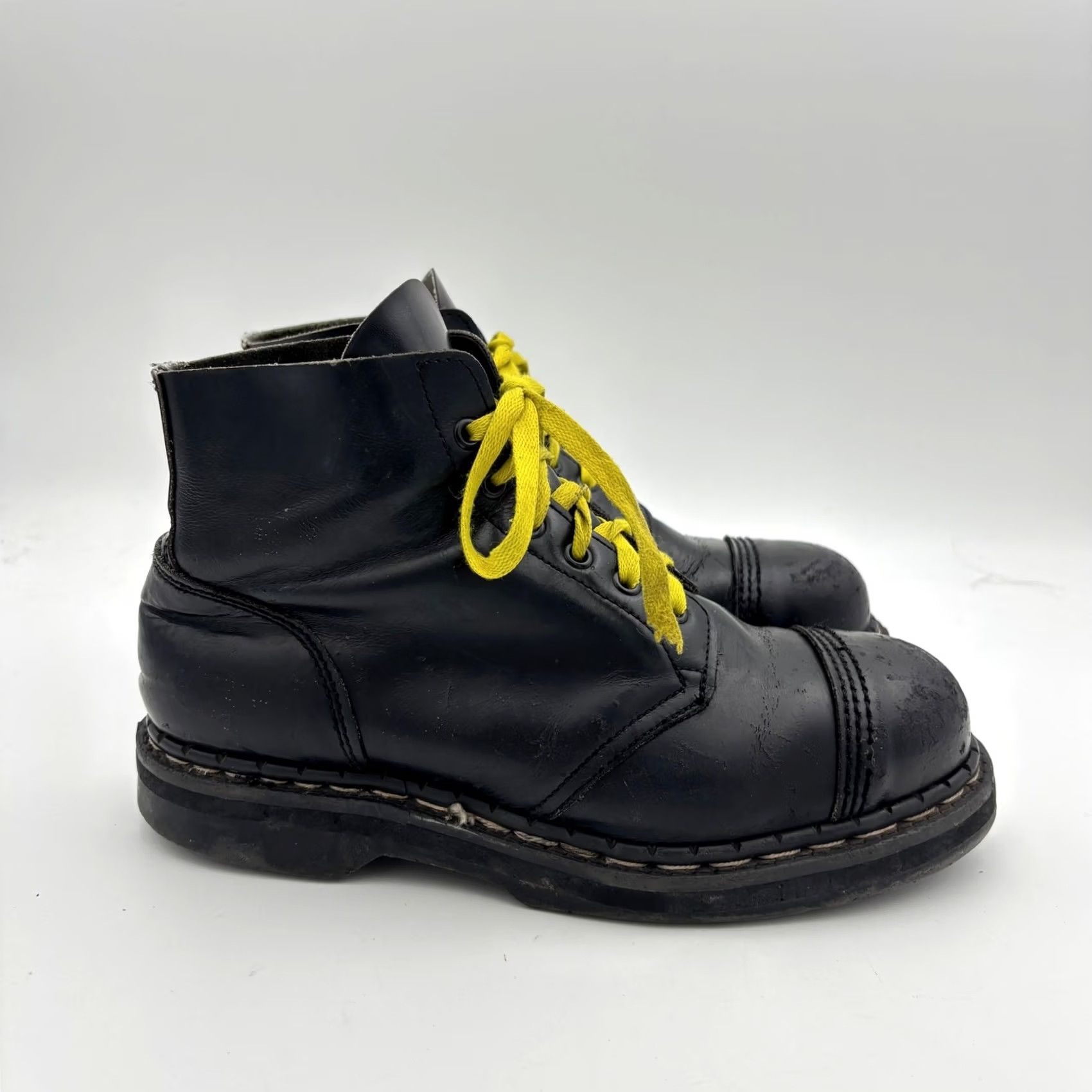 Vintage VINTAGE Gripfast Combat Boots Men 10 Made in England Black Leather Mens 10 Grunge Punk Rock Boots Size US 10 / EU 43 - 3 Thumbnail
