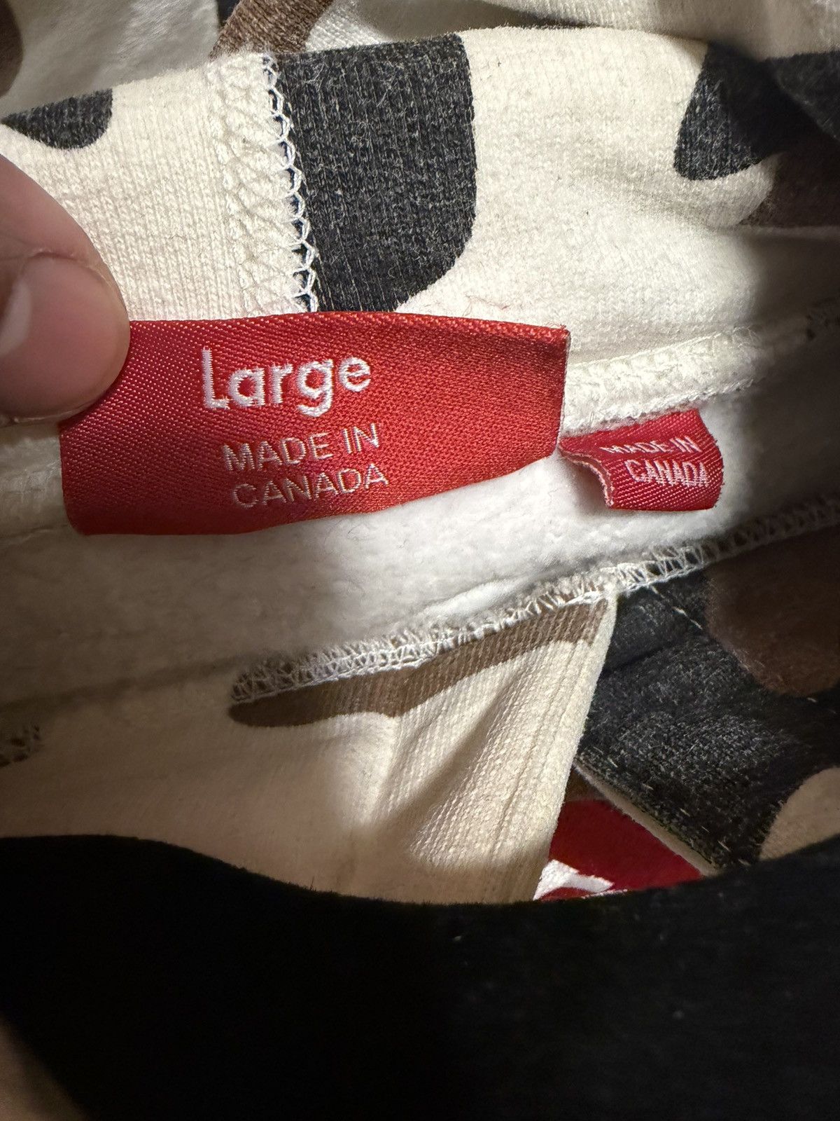 Supreme Supreme Box Logo Hoodie Brown Cow Camo Size Large FW16 2016 Size US L / EU 52-54 / 3 - 3 Thumbnail