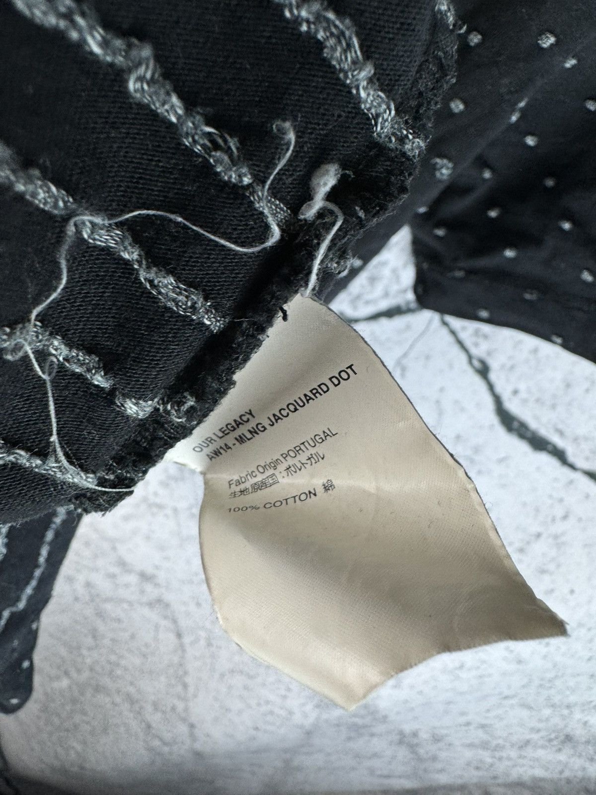 Our Legacy AW15 - B/W Jacquard s dot Size US S / EU 44-46 / 1 - 5 Thumbnail