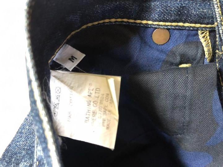 Bape Embroidered Denim Size US 32 / EU 48 - 8 Thumbnail