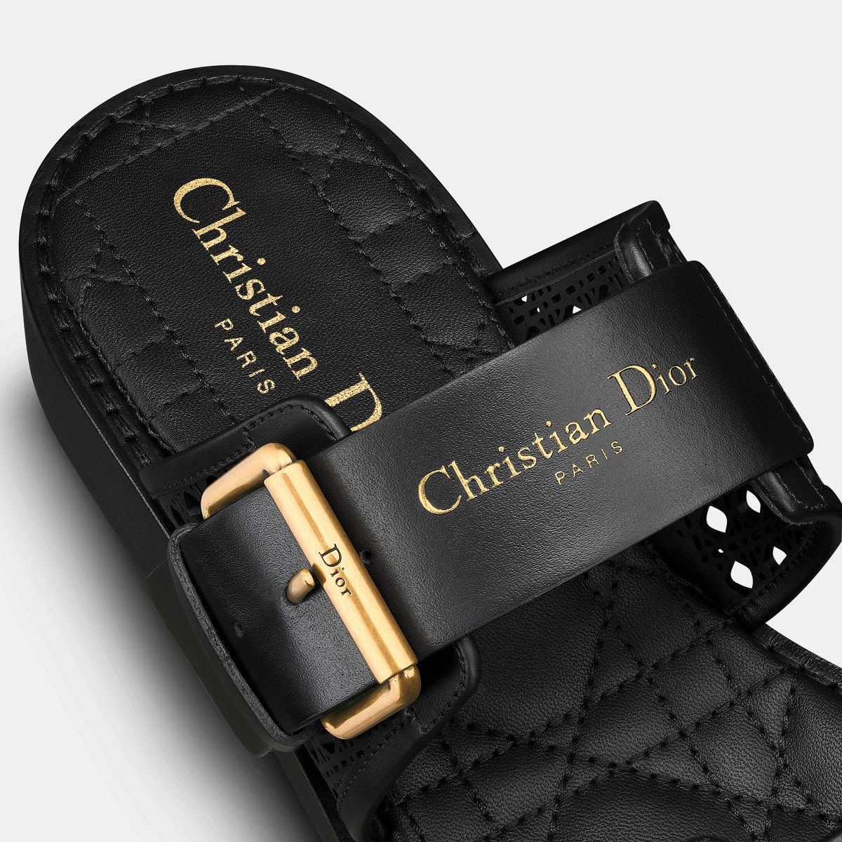 Dior o1w1db10326 D-Avenue Slide in Black Size US 10 / IT 40 - 3 Thumbnail