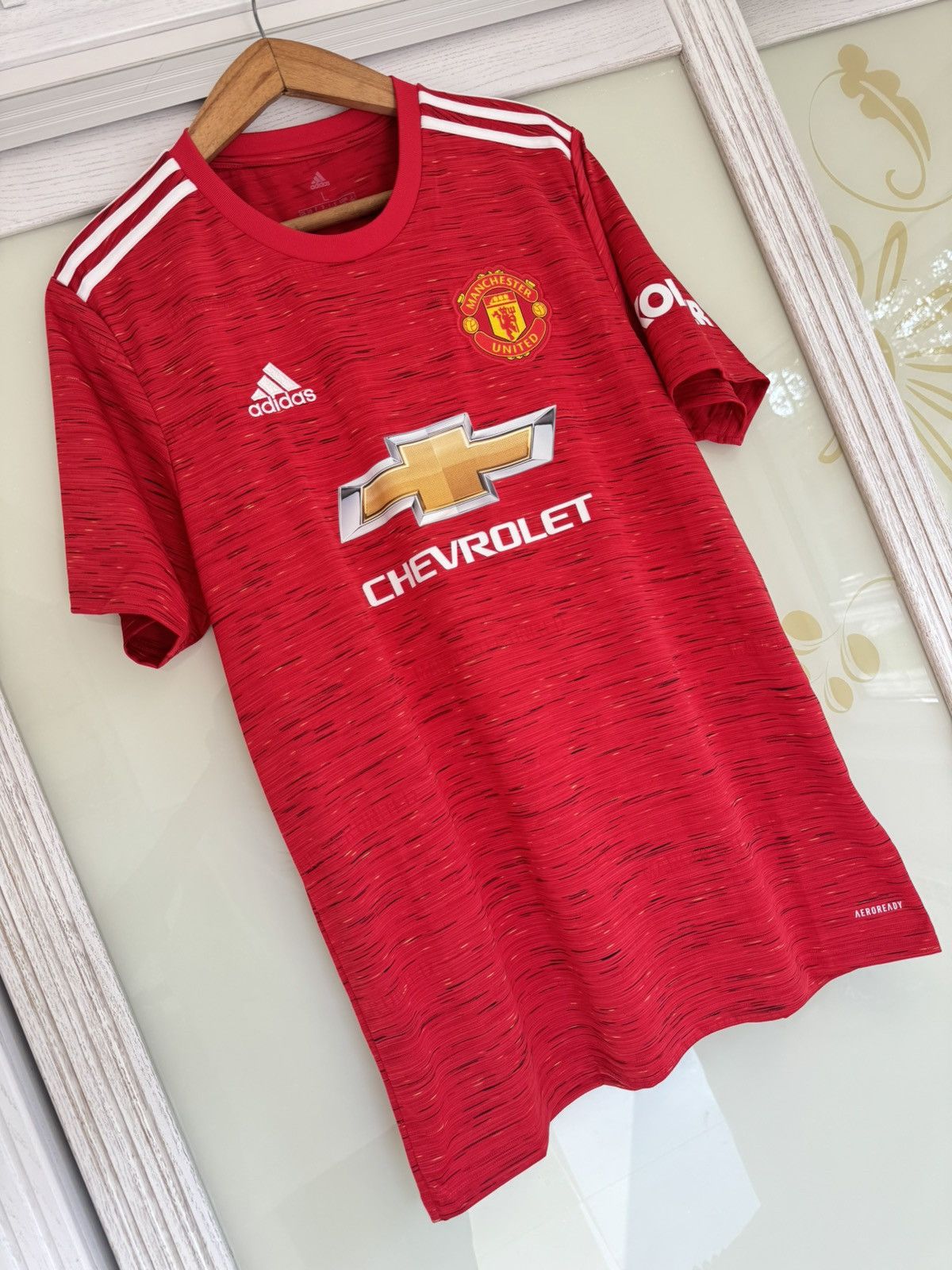 Adidas Manchester United 2020-2021 Home Soccer Jersey Football Kit Size US L / EU 52-54 / 3 - 4 Thumbnail