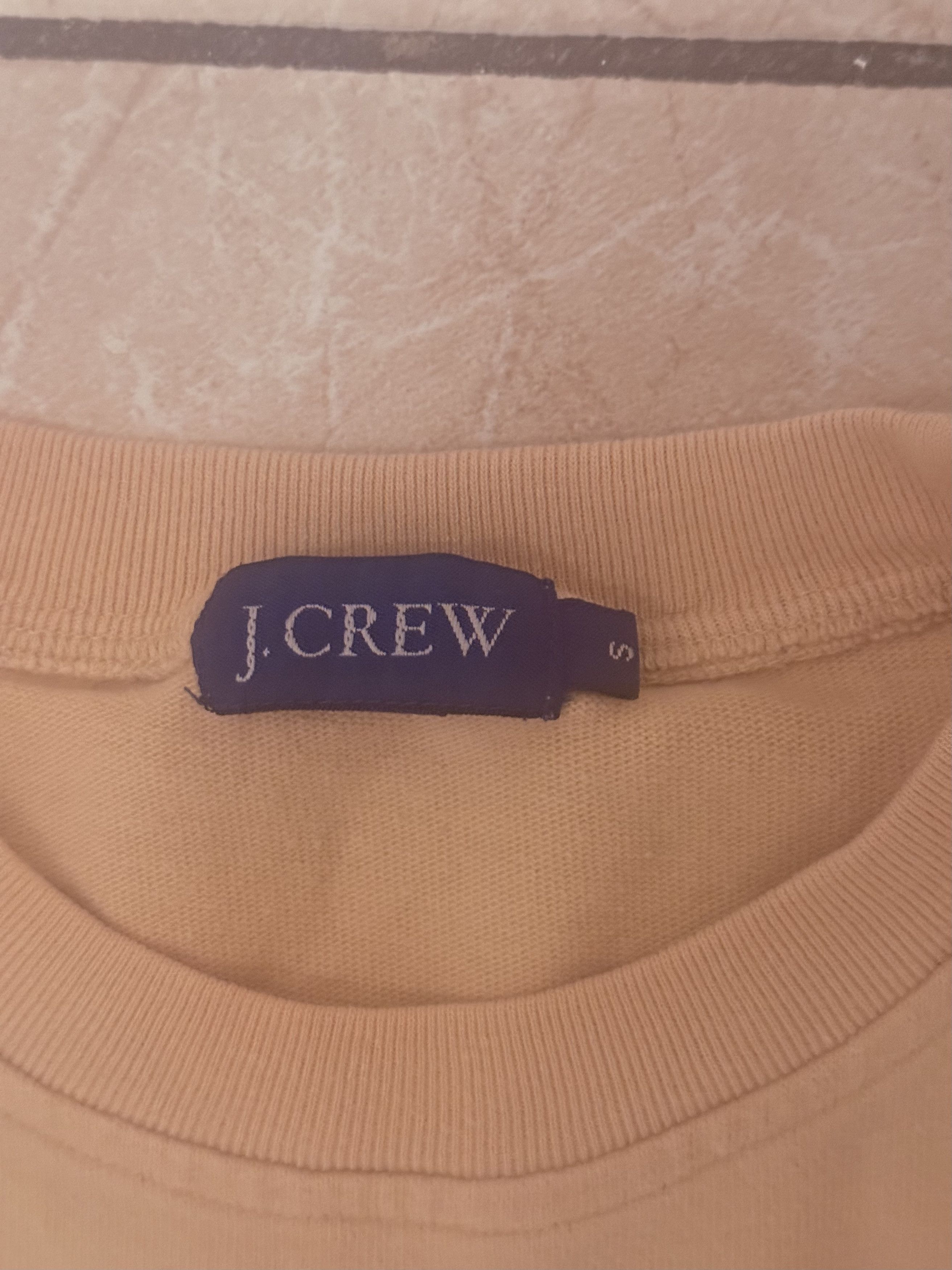 J.Crew J.Crew Long Sleeve Tee / Lightweight Crewneck – Peach Size US S / EU 44-46 / 1 - 3 Thumbnail