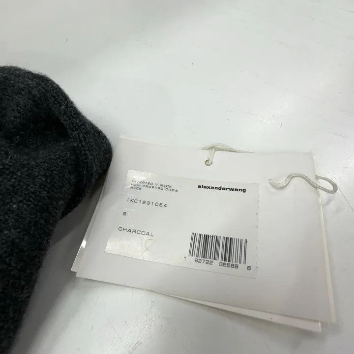 Alexander Wang Alexander Wang SS22 Black Cropped Sweater - Size S / US 4 / IT 40 - 6 Thumbnail