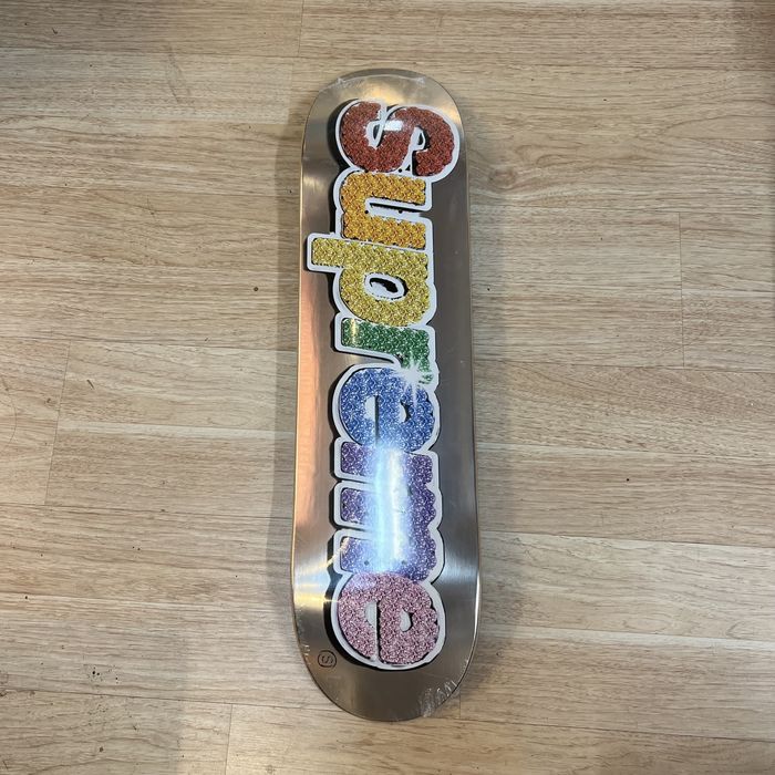 Supreme Supreme Bling Box Logo Skateboard deck | Grailed