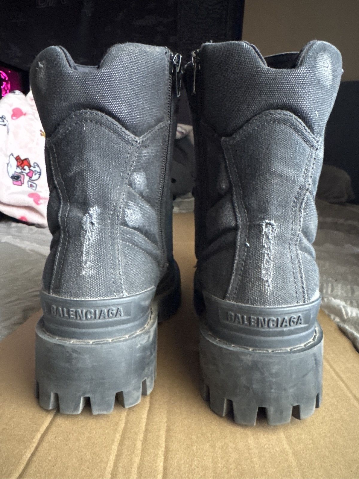 Balenciaga Balenciaga Canvas Strike Boots Size US 8 / EU 41 - 7 Thumbnail
