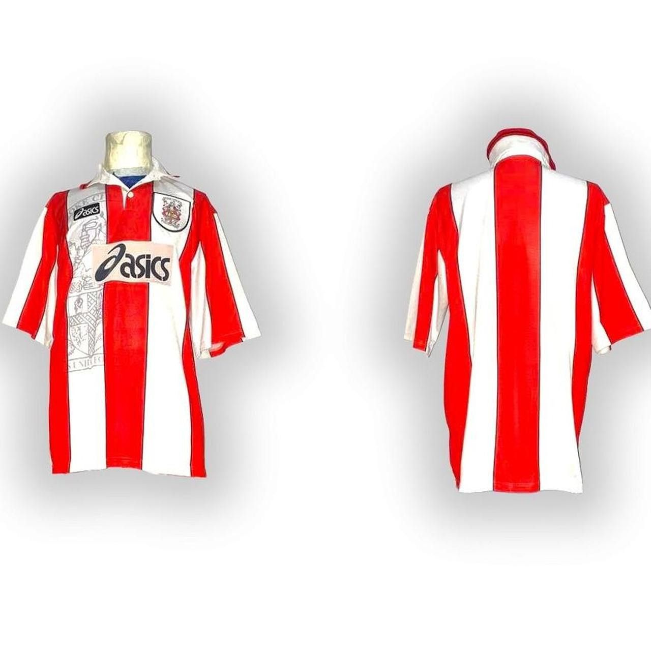 Asics Stoke City 1995 1996 1997 Home shirt jersey Asics Size US XL / EU 56 / 4 - 2 Thumbnail