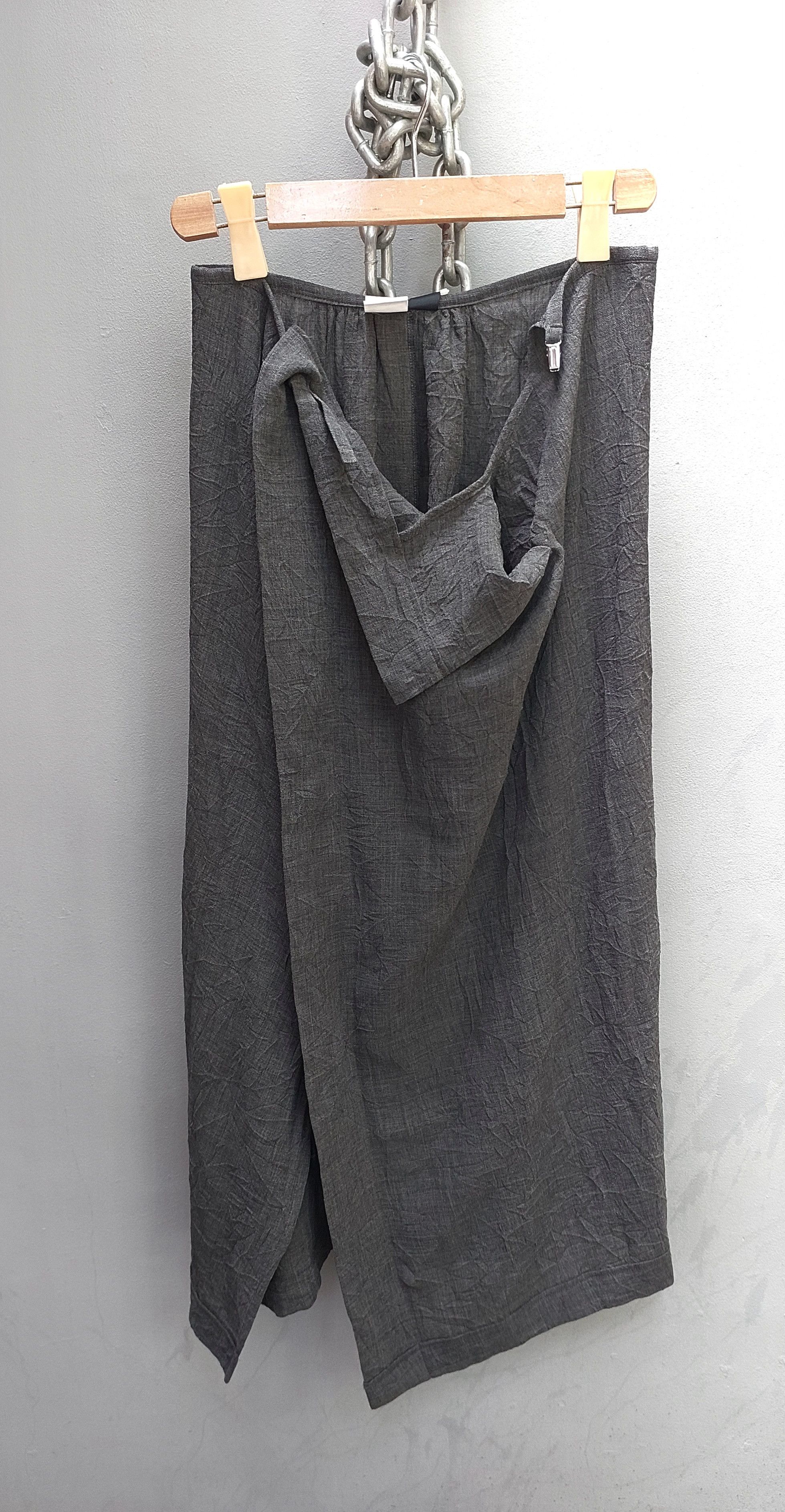 Y's × Yohji Yamamoto BNWT Y's x Yohji Yamamoto Tube Draped Skirt with Pin Size 28" / US 6 / IT 42 - 7 Thumbnail