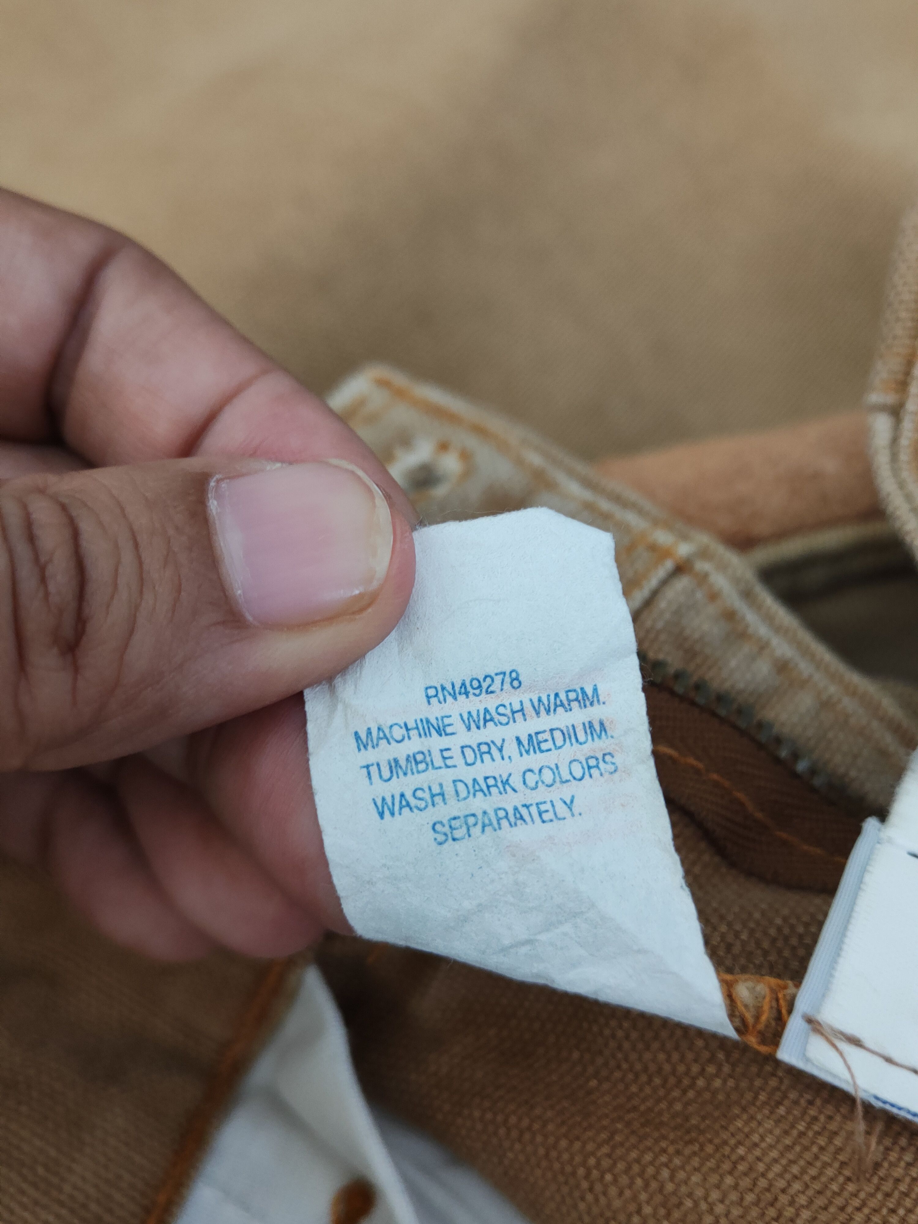 Vintage Collegiate Brown leather back vintage Casual Pants #W1585 Size US 28 / EU 44 - 13 Thumbnail