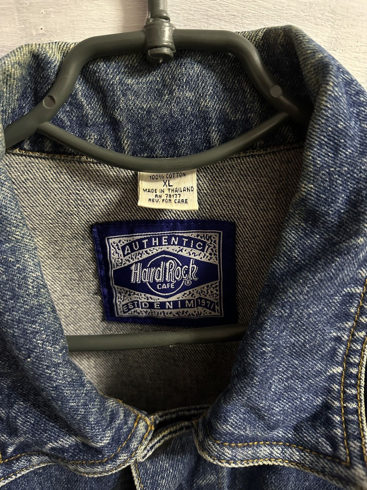 Hard Rock Cafe Very Rare Vintage Jacket Hard Rock Cafe New York Size US XL / EU 56 / 4 - 10 Thumbnail