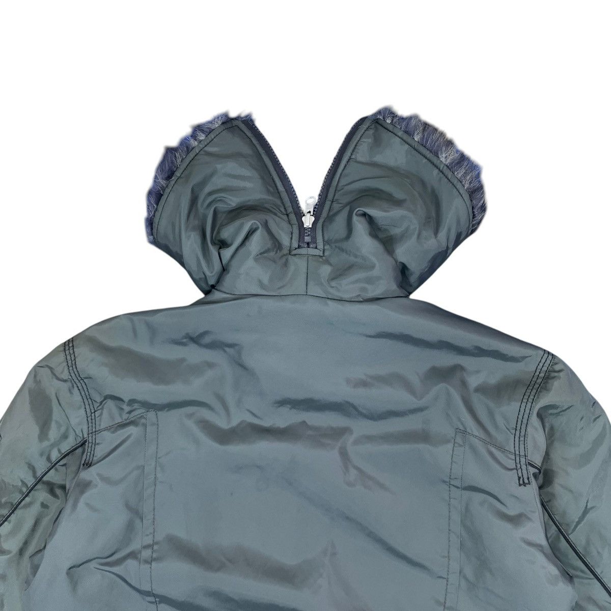 Energie × Vintage VINTAGE ENERGIE BOMBER HUNTING FUR MINX JACKET Size US M / EU 48-50 / 2 - 8 Thumbnail