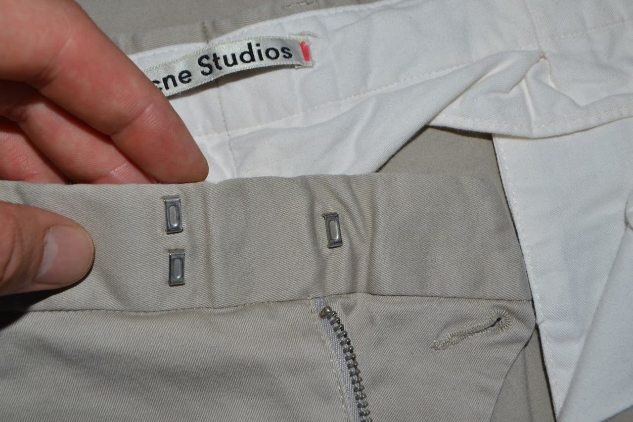 Acne Studios Acne Studios Max Twill Chino Cropped Trouser Jogger Pants Size US 34 / EU 50 - 8 Thumbnail
