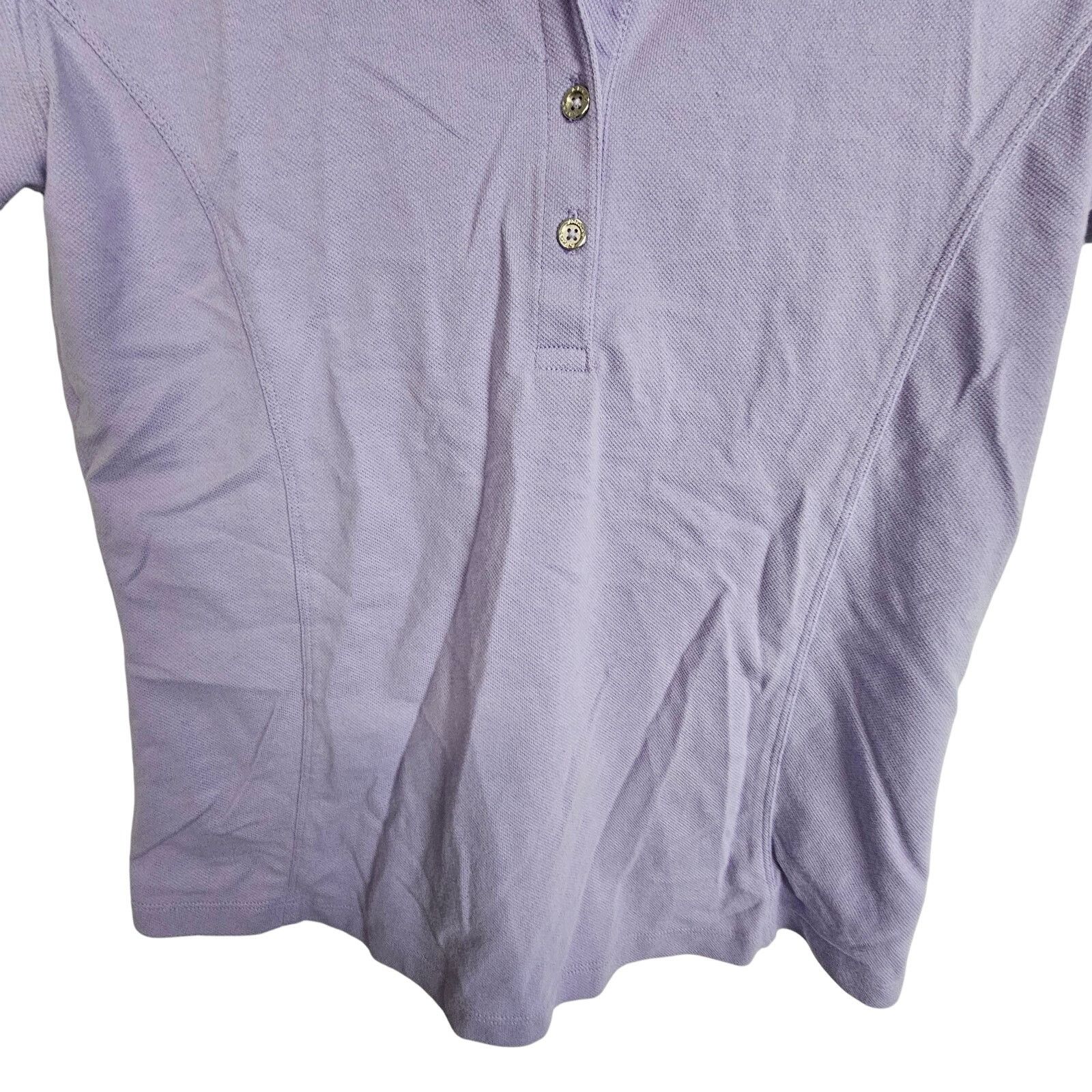 Ariat Ariat Short Sleeve Polo Shirt Pullover Top Lavender Woman S Size S / US 4 / IT 40 - 3 Thumbnail