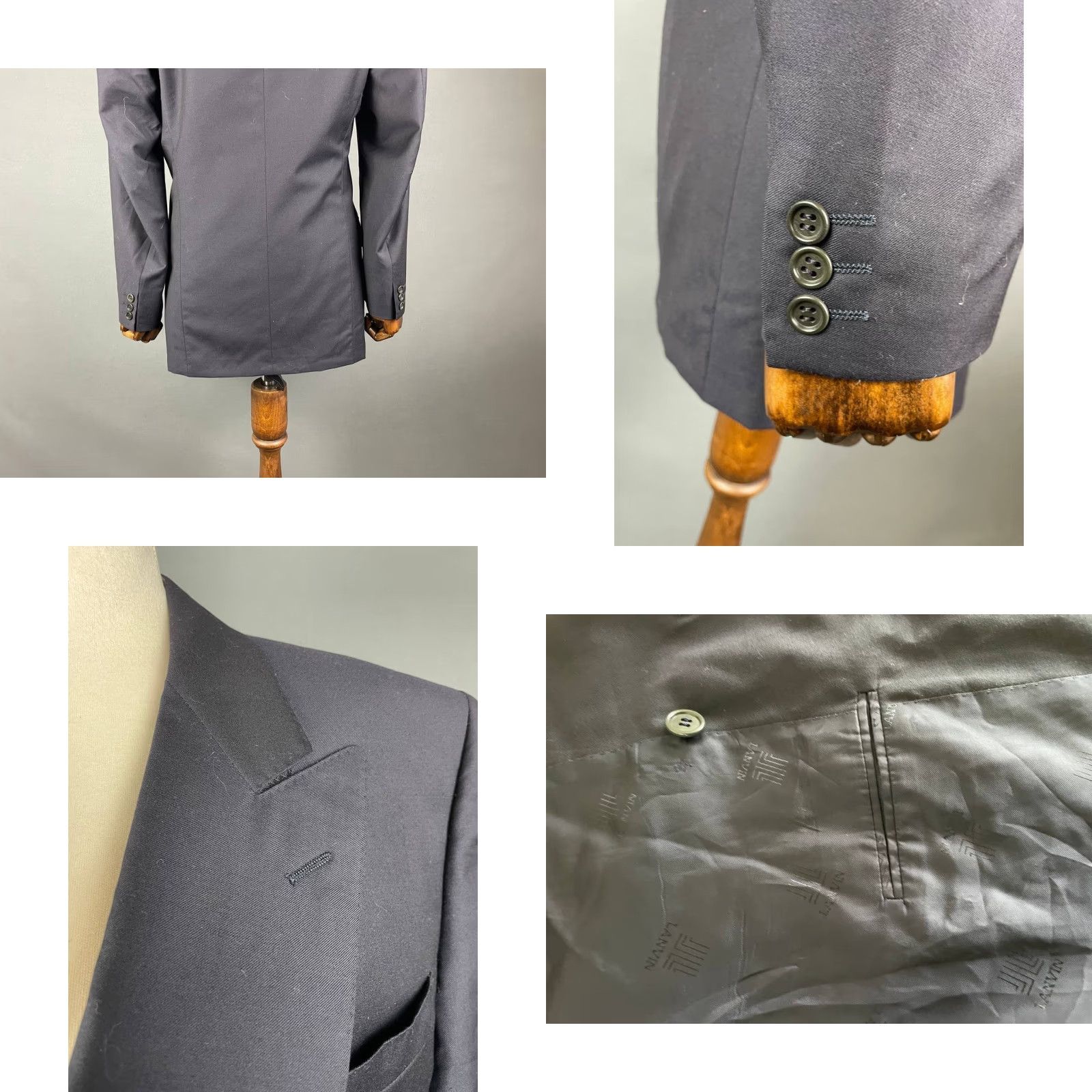 Lanvin Lanvin Paris Blazer Coat Blazer Mens Black Long Sleeve Button Size 40 Size US L / EU 52-54 / 3 - 9 Thumbnail