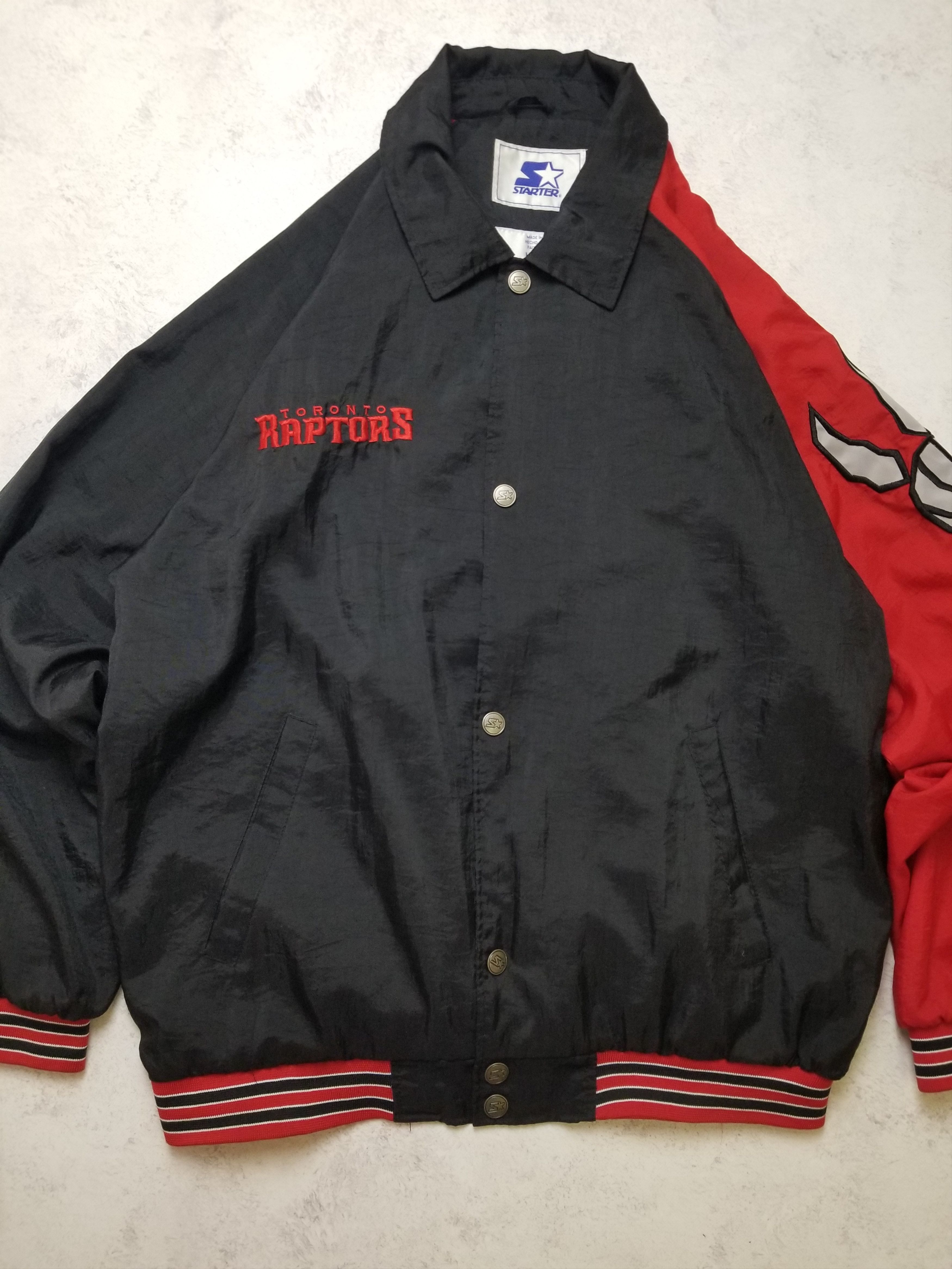 Starter Toronto Raptors Starter Coach Jacket Size US M / EU 48-50 / 2 - 15 Thumbnail