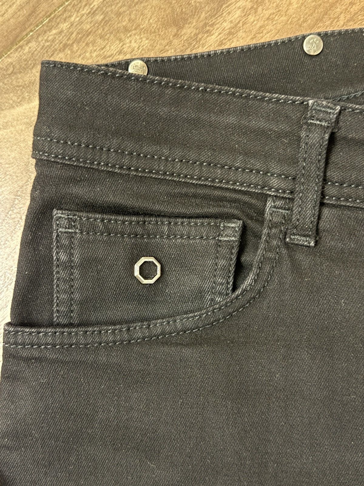 Stefano Ricci Stefan Ricci crocodile leather denim jeans Size US 33 - 3 Thumbnail
