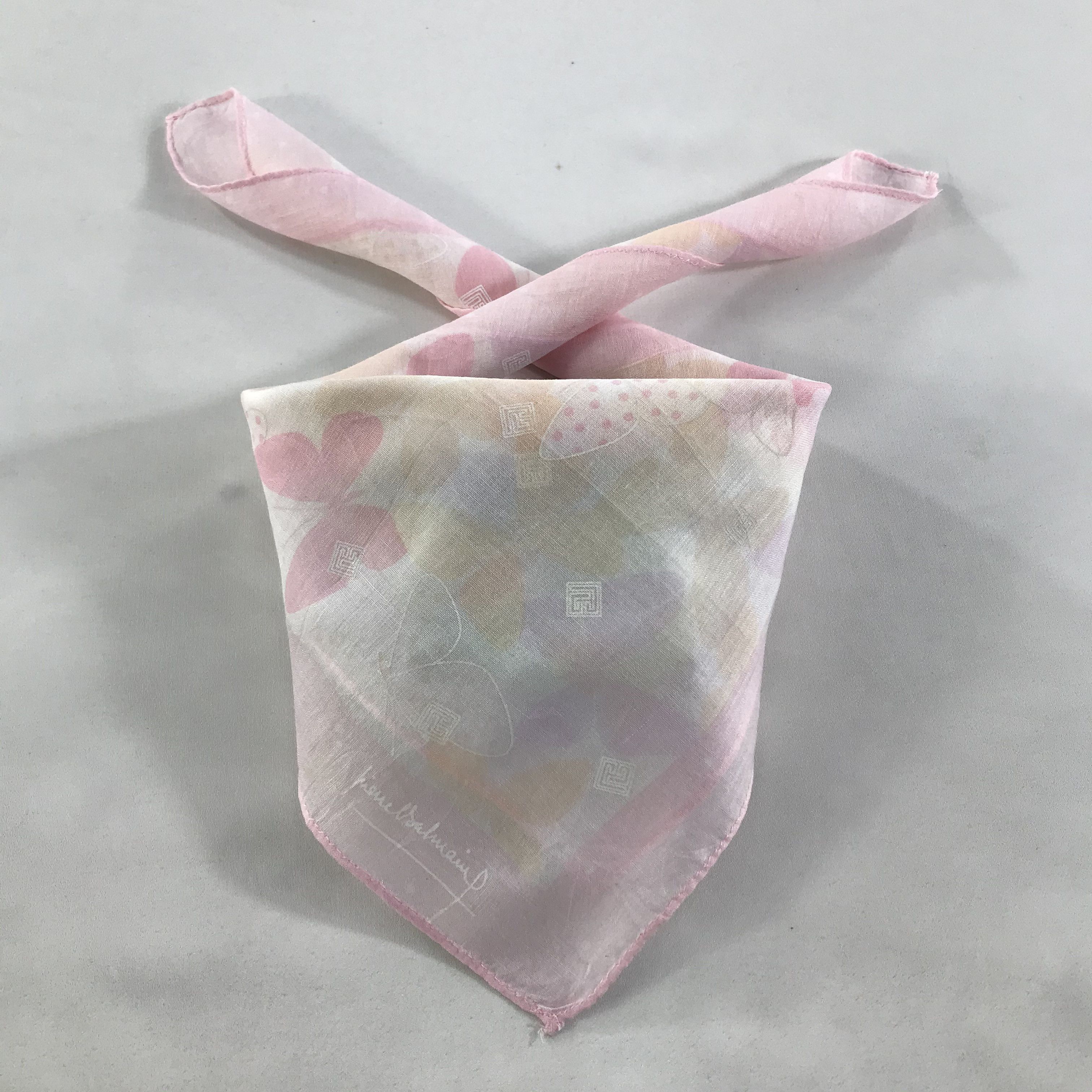 Pierre Balmain × Vintage Pierre Balmain Bandana / Handkerchief / Neckerchief - S1491 Size ONE SIZE - 3 Thumbnail