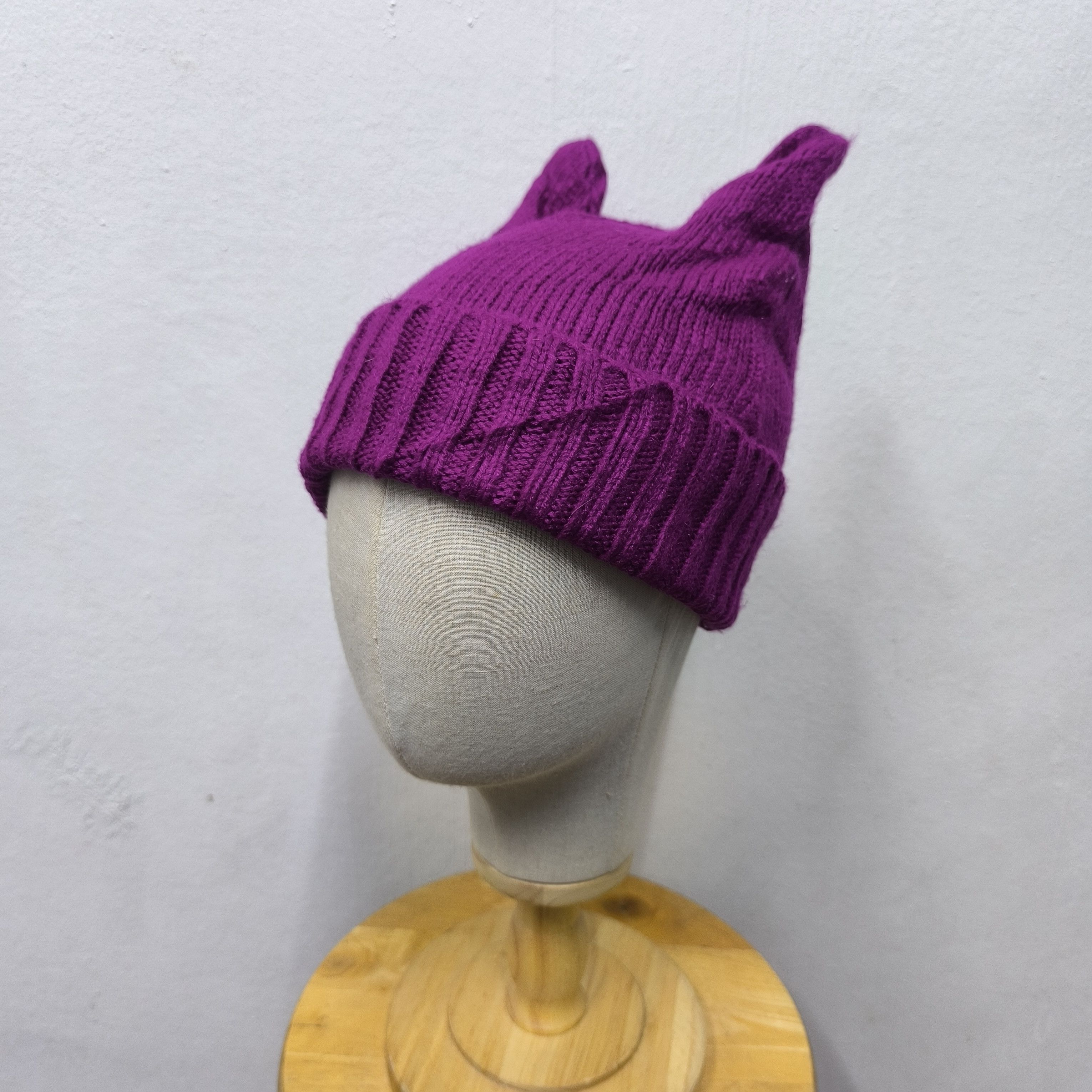 Japanese Brand ✨️ Japanese brand devil horn anime style beanie hat Size ONE SIZE - 3 Thumbnail