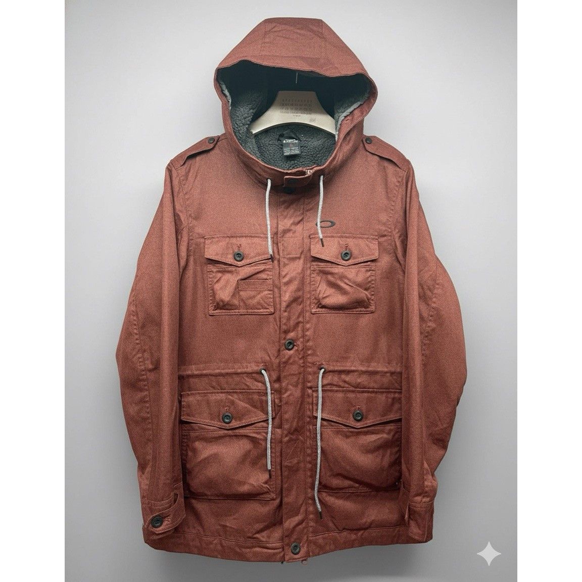 Oakley Oakley Tamarack Sherpa Lined Hooded Field Jacket Rust Brown Size US L / EU 52-54 / 3 - 1 Thumbnail