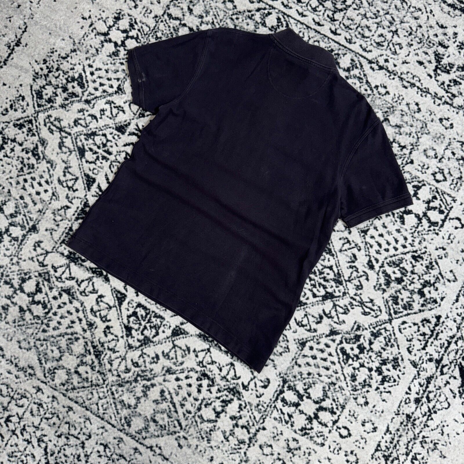 Barbour × Vintage Vintage Barbour Unisex Navy Cotton Polo Shirt Size L Y2K 90s Size US L / EU 52-54 / 3 - 8 Thumbnail