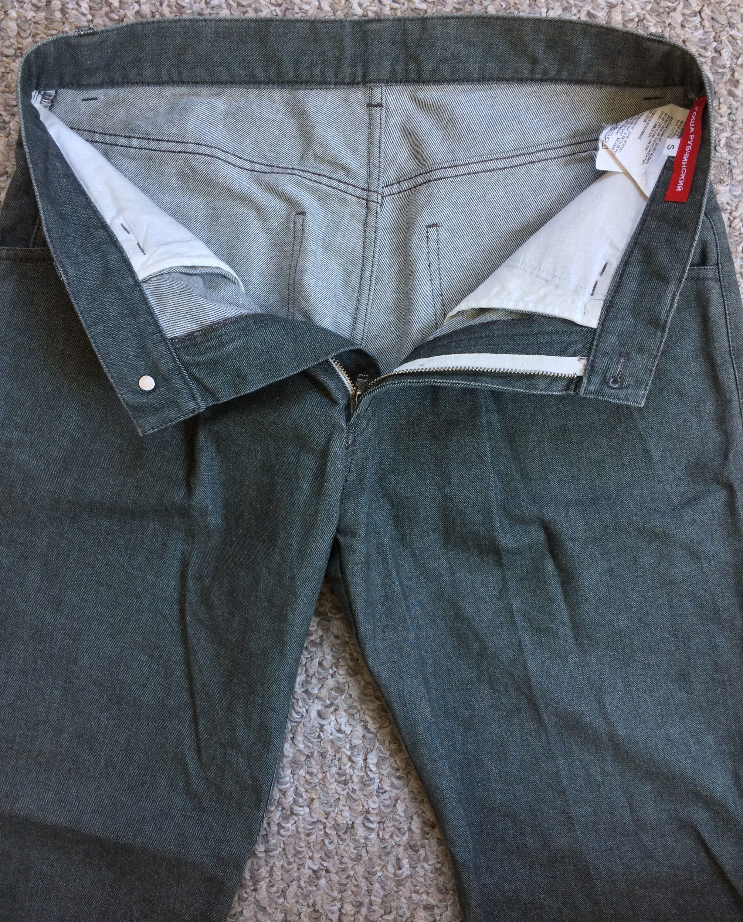 Gosha Rubchinskiy Gosha Rubchinskiy PVC Pocket Pleated Denim Jeans Size US 30 / EU 46 - 3 Thumbnail