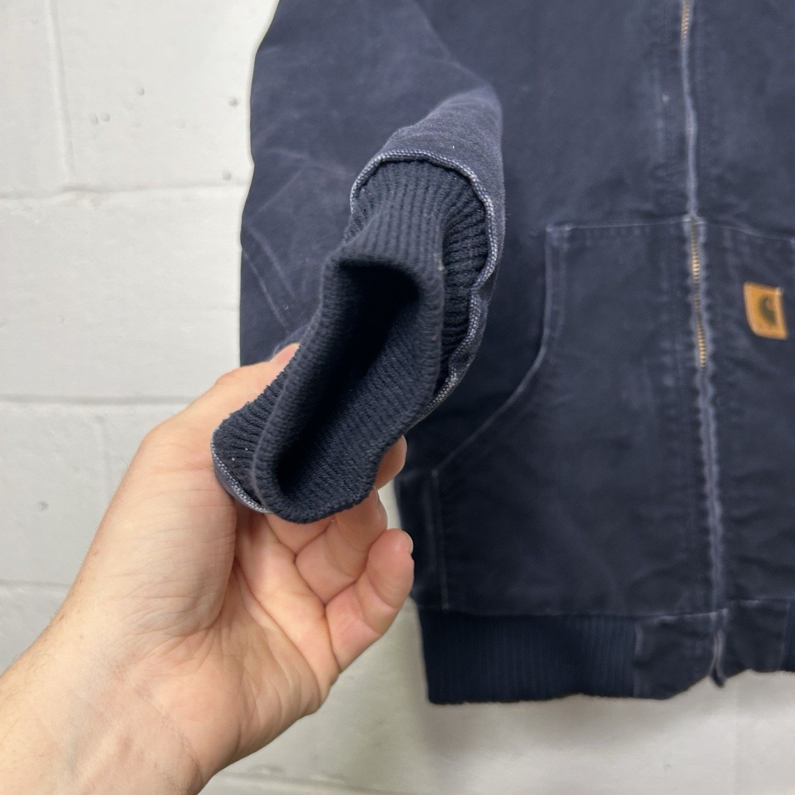 Carhartt Y2K Carhartt Hooded Sandstone Active Jacket “Midnight Blue” Size XS / US 0-2 / IT 36-38 - 5 Thumbnail