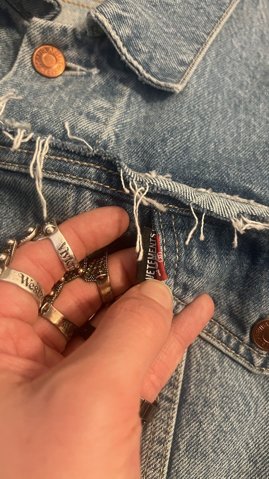 Vetements Vetements Reconstructed Denim Jacket Size US M / EU 48-50 / 2 - 3 Thumbnail