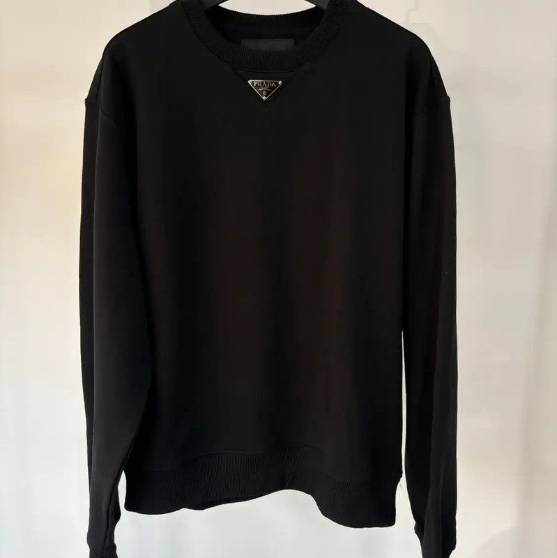 Prada Prada Black XL Men's Sweatshirt Size US XL / EU 56 / 4 - 1 Thumbnail