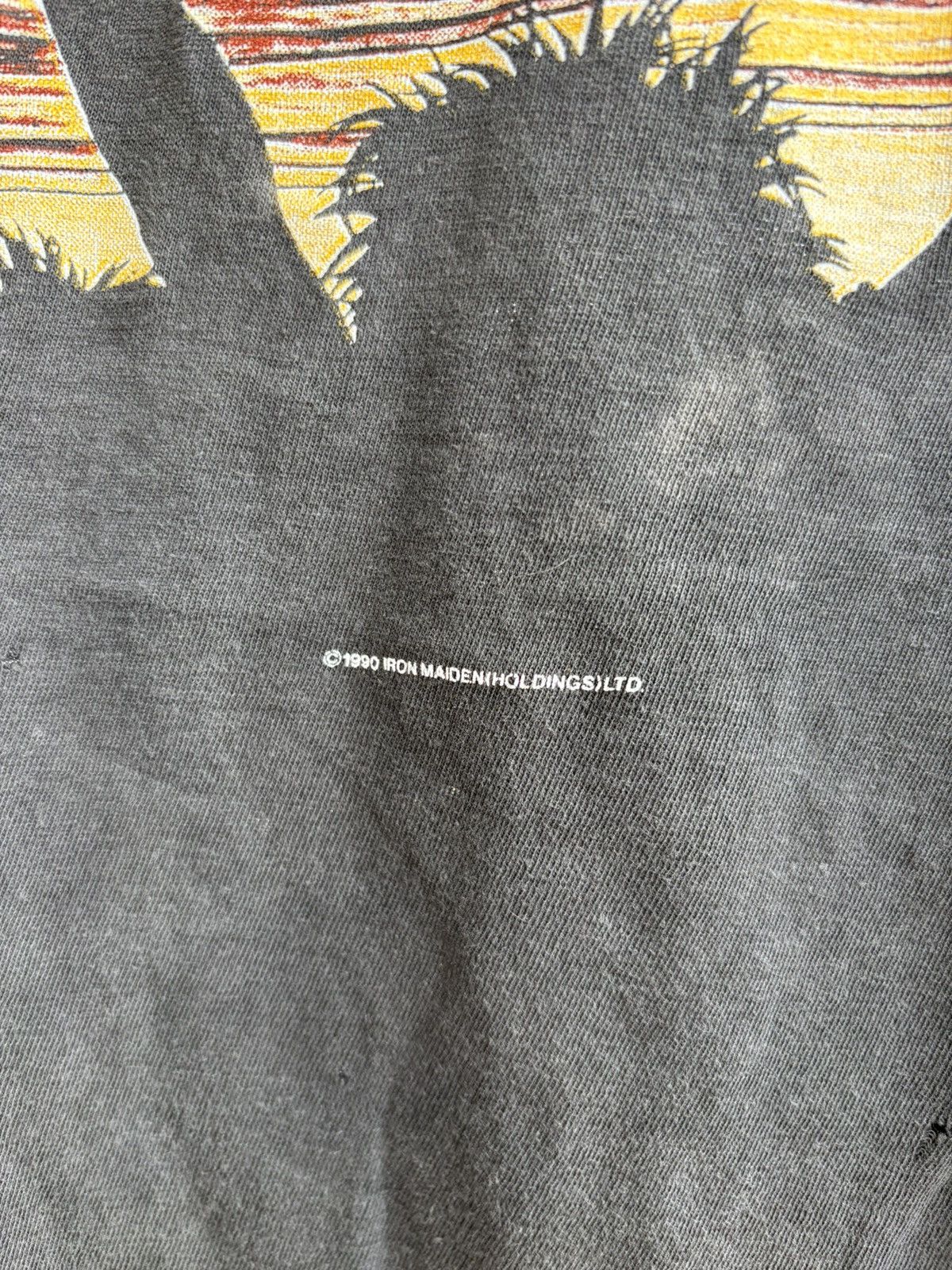 Iron Maiden Iron Maiden Deaf Sentence 1990 Size US L / EU 52-54 / 3 - 3 Thumbnail