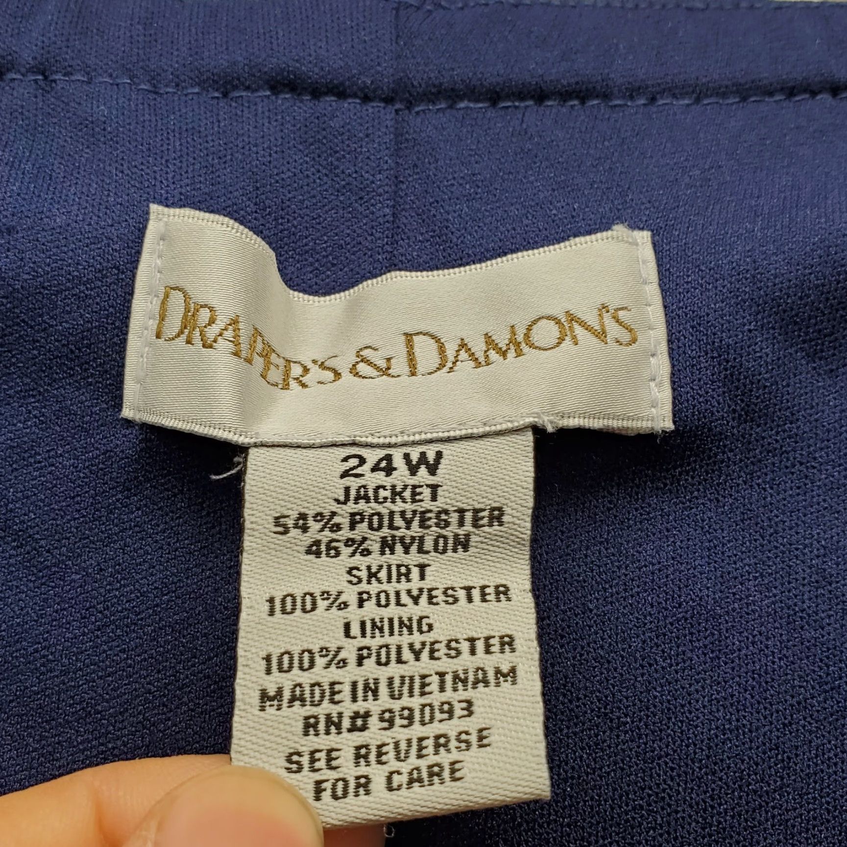 Vintage Draper's & Damon's A-Line Midi Skirt Womens 24W Multi Paisley Lined Elastic Waist, Womens Size 24W, 30" Length, Polyester, Vintage: No Size 42" / US 20 - 5 Thumbnail