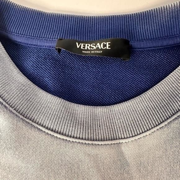 Versace 💯 - New Authentic Versace Medusa Ombré Cotton Graphic Swea Size US S / EU 44-46 / 1 - 2 Thumbnail