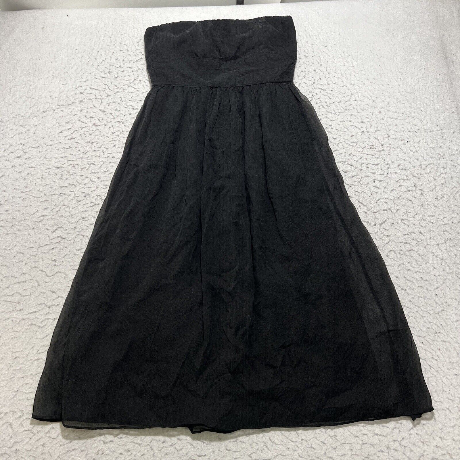 J.Crew J. Crew Emily Silk Chiffon Cocktail Dress Lined Sleeveless Size XS / US 0-2 / IT 36-38 - 1 Thumbnail