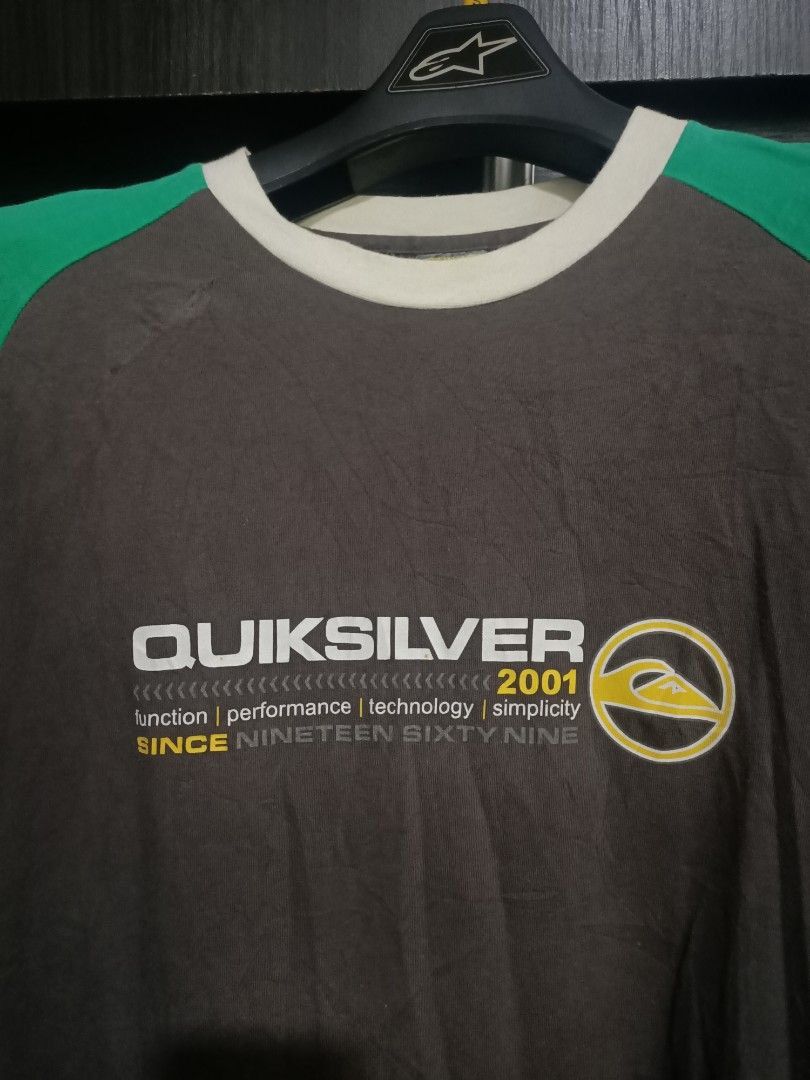 Quiksilver Quiksilver 2001 Long Sleeve Tee — Surf Tech Era Nostalgia Size US M / EU 48-50 / 2 - 2 Thumbnail