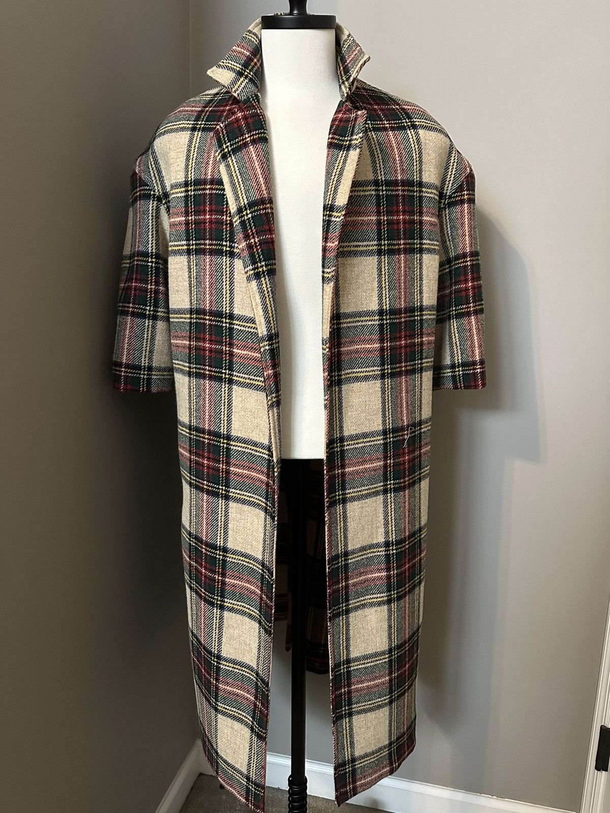 Fear of god plaid coat hotsell