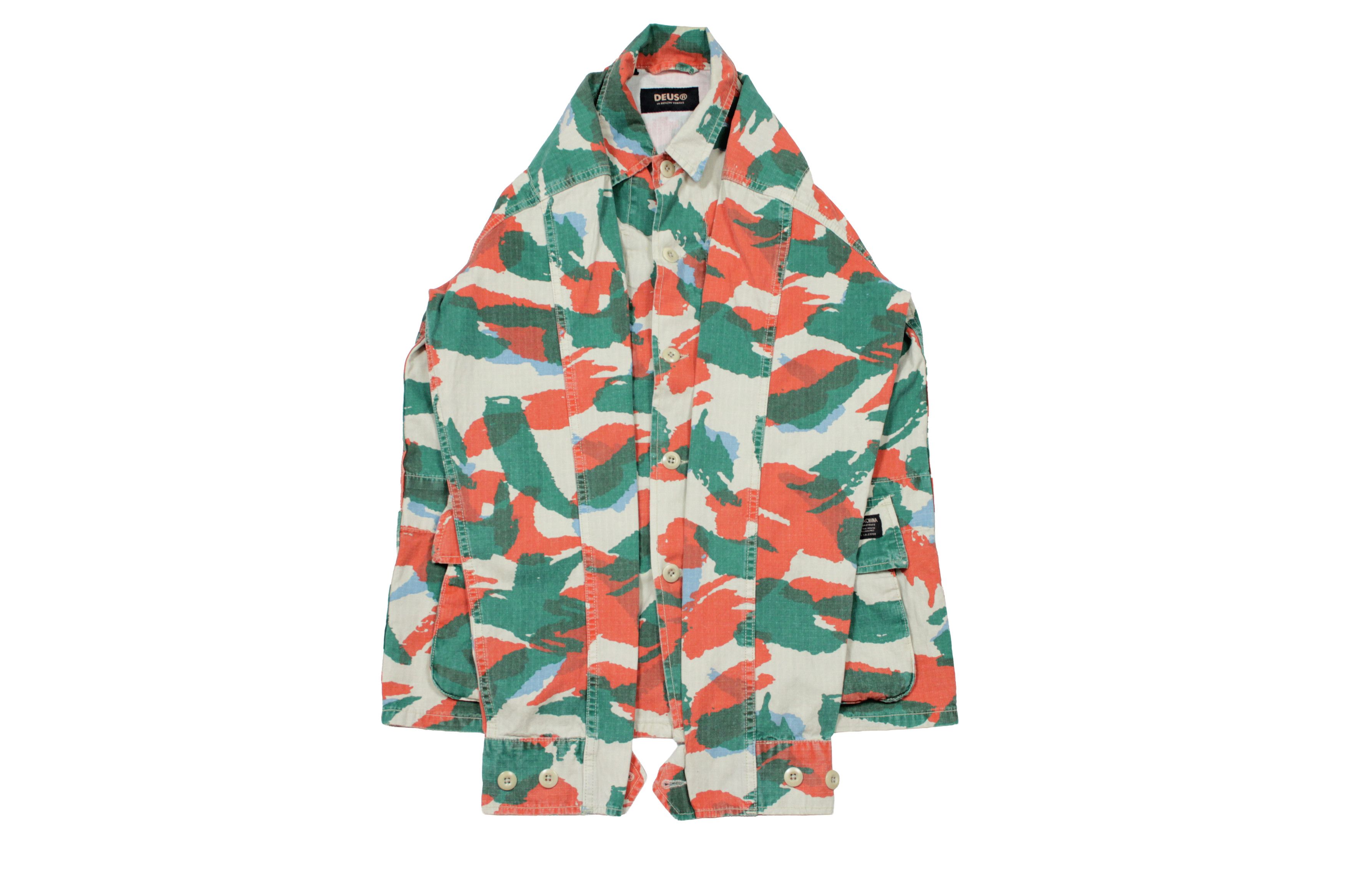 Deus Ex Machina Larry Jungle Multi Camo Overshirt Jacket Size US S / EU 44-46 / 1 - 6 Thumbnail