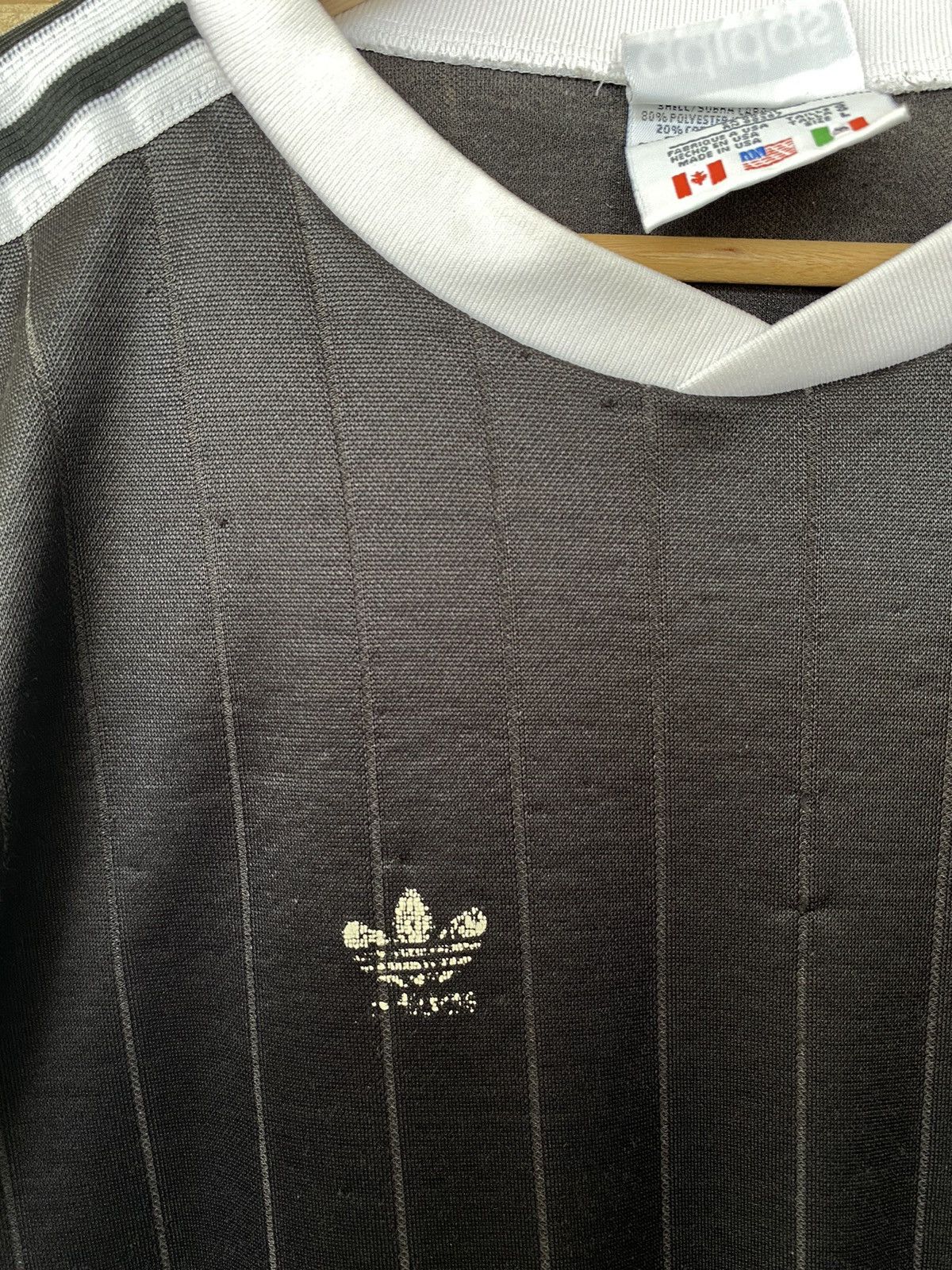 Vintage Rare Vintage 90s Adidas Long Sleeve Jersey Size US L / EU 52-54 / 3 - 10 Thumbnail