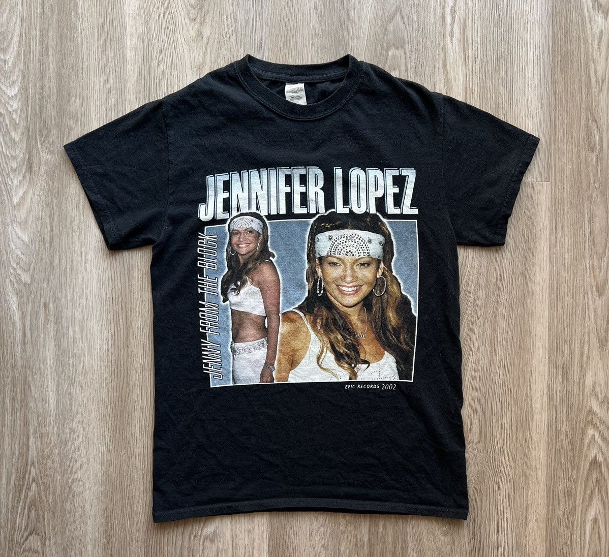 Band Tees × Jennifer Lopez × Vintage Vintage 2002 Jennifer Lopez T-Shirt tee Size US S / EU 44-46 / 1 - 1 Thumbnail