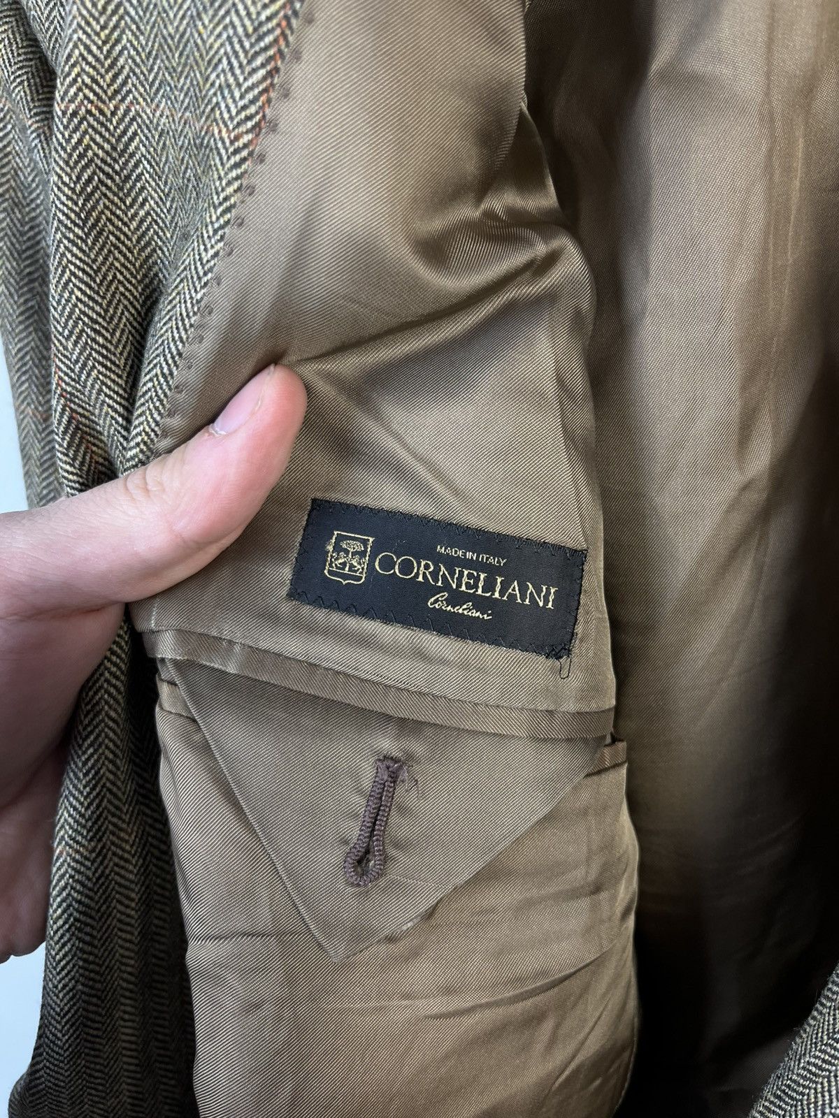 Corneliani Corneliani Luxury Wool & Cashmere Blazer Jacket Madein Italy Size 42R - 8 Thumbnail