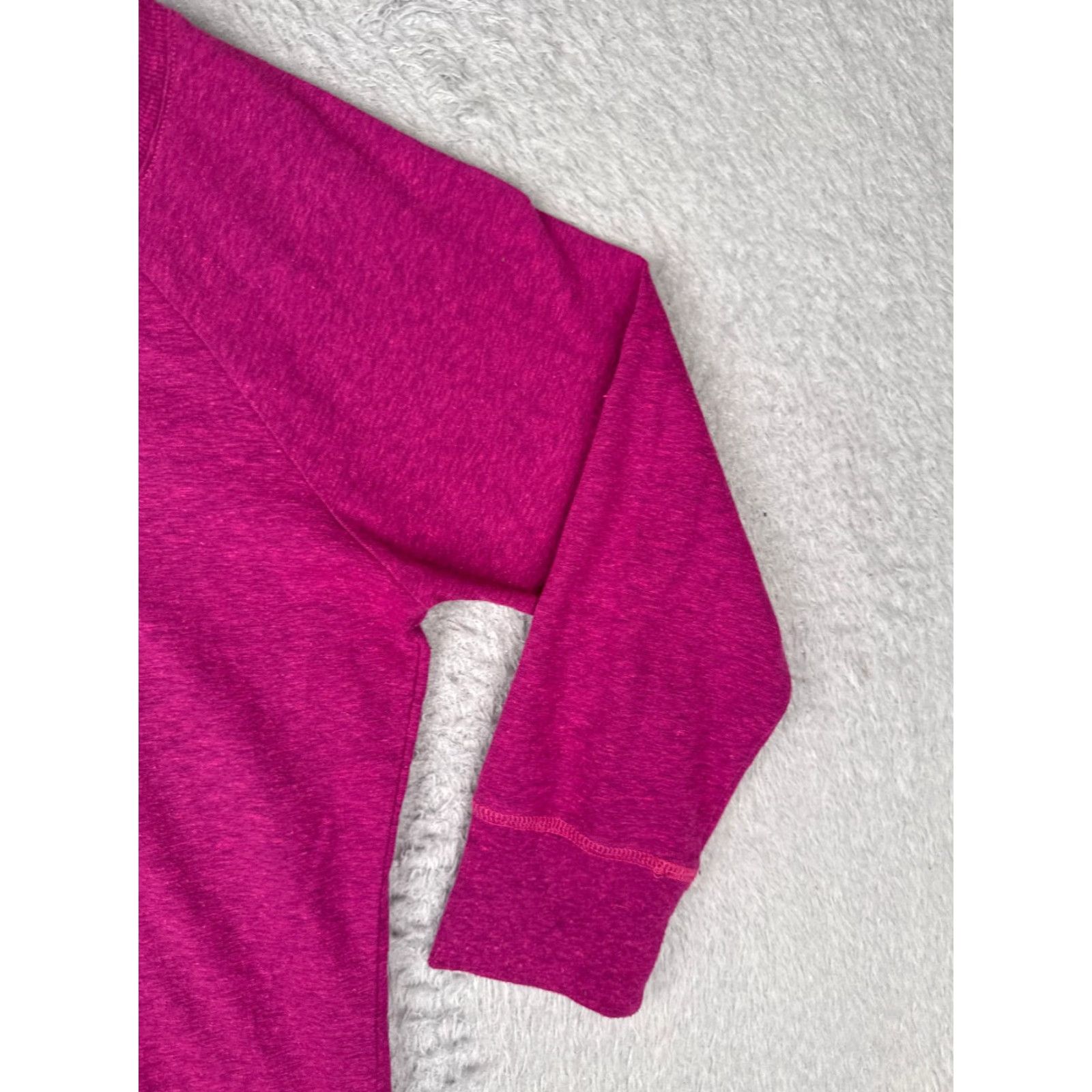The North Face The North Face Shirt Women Medium Purple Gold Long Sleeve Crew Neck Cotton Slim Size M / US 6-8 / IT 42-44 - 2 Thumbnail