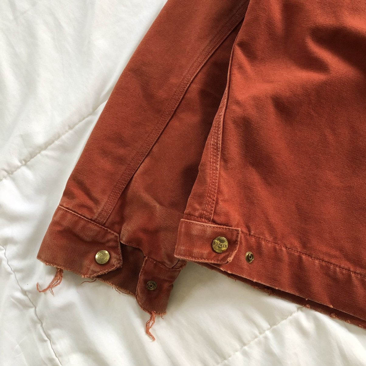 Edwin EDWIN 90s Distressed Detroit Jacket Size US XL / EU 56 / 4 - 14 Thumbnail