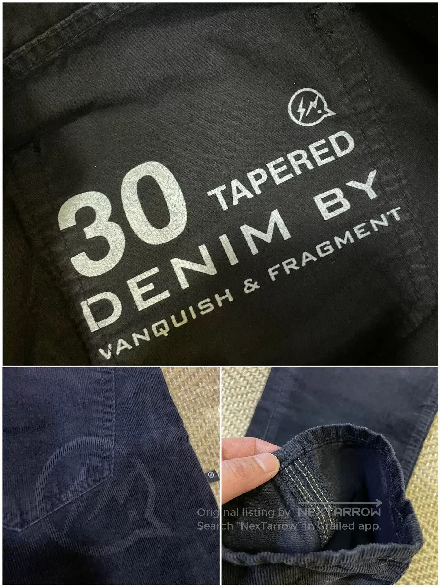 Fragment Design Vanquish Fragment Corduroy Distressed Pants. Size US 30 / EU 46 - 8 Thumbnail