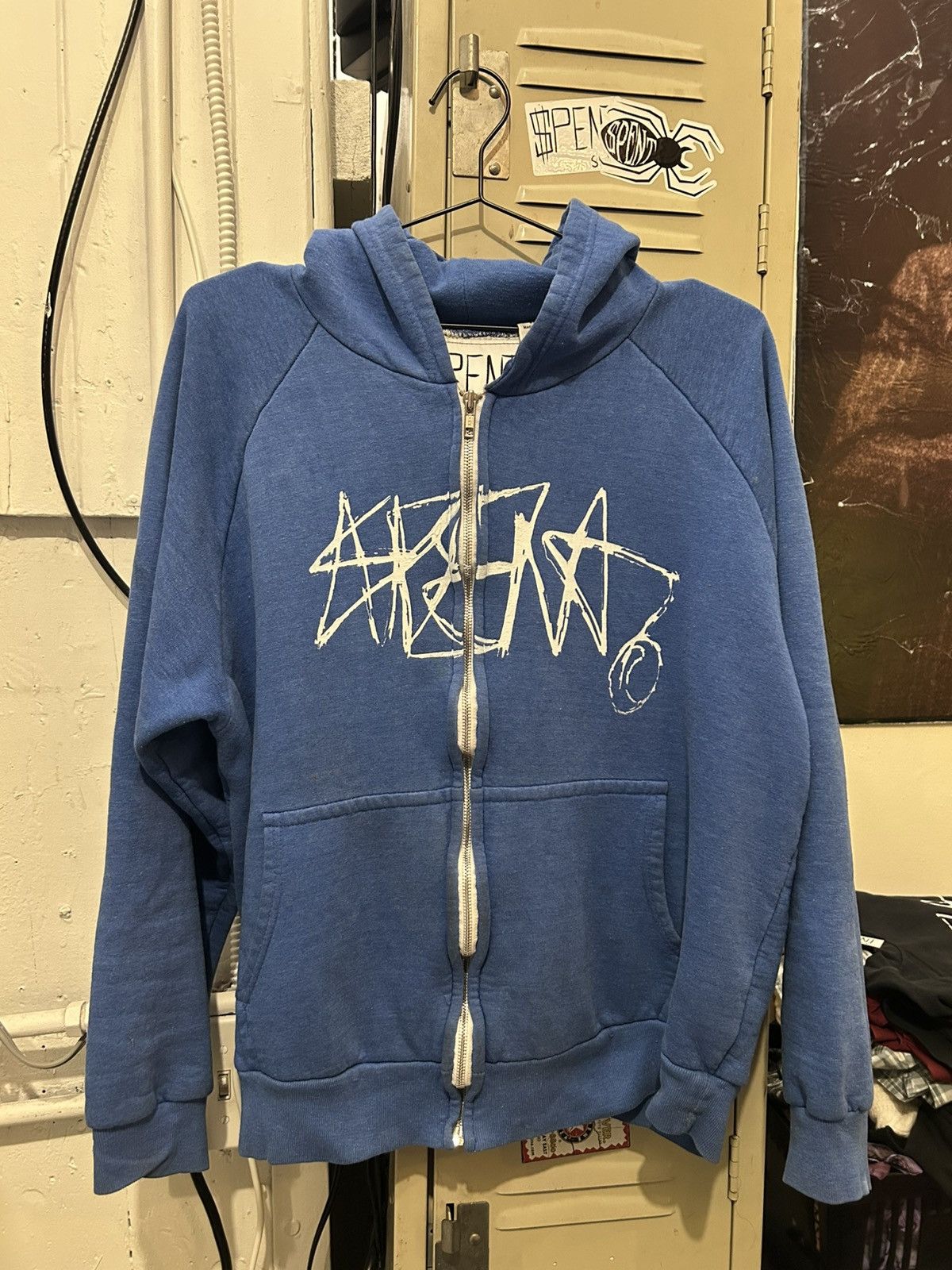 Other Blue Thermal Lined $pent zip up hoodie Size US M / EU 48-50 / 2 - 2 Thumbnail