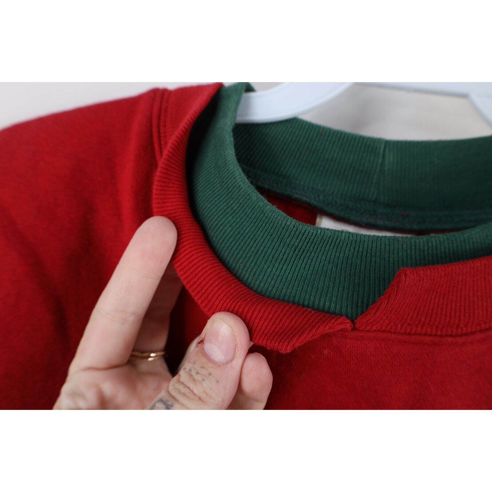Vintage Vintage 90s Streetwear Womens Medium Faded Christmas Snowman Size M / US 6-8 / IT 42-44 - 8 Thumbnail