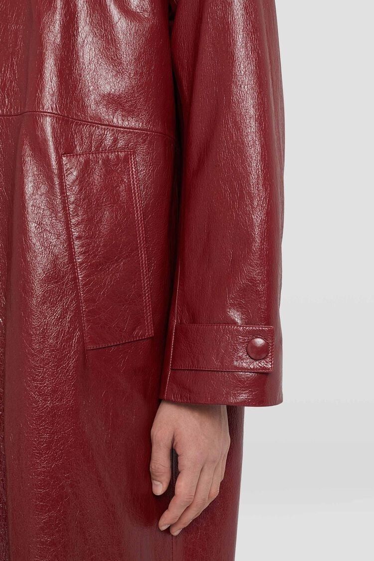 Jil Sander o1w1db10825 Sport Coat in Burgundy Size US XL / EU 56 / 4 - 2 Thumbnail