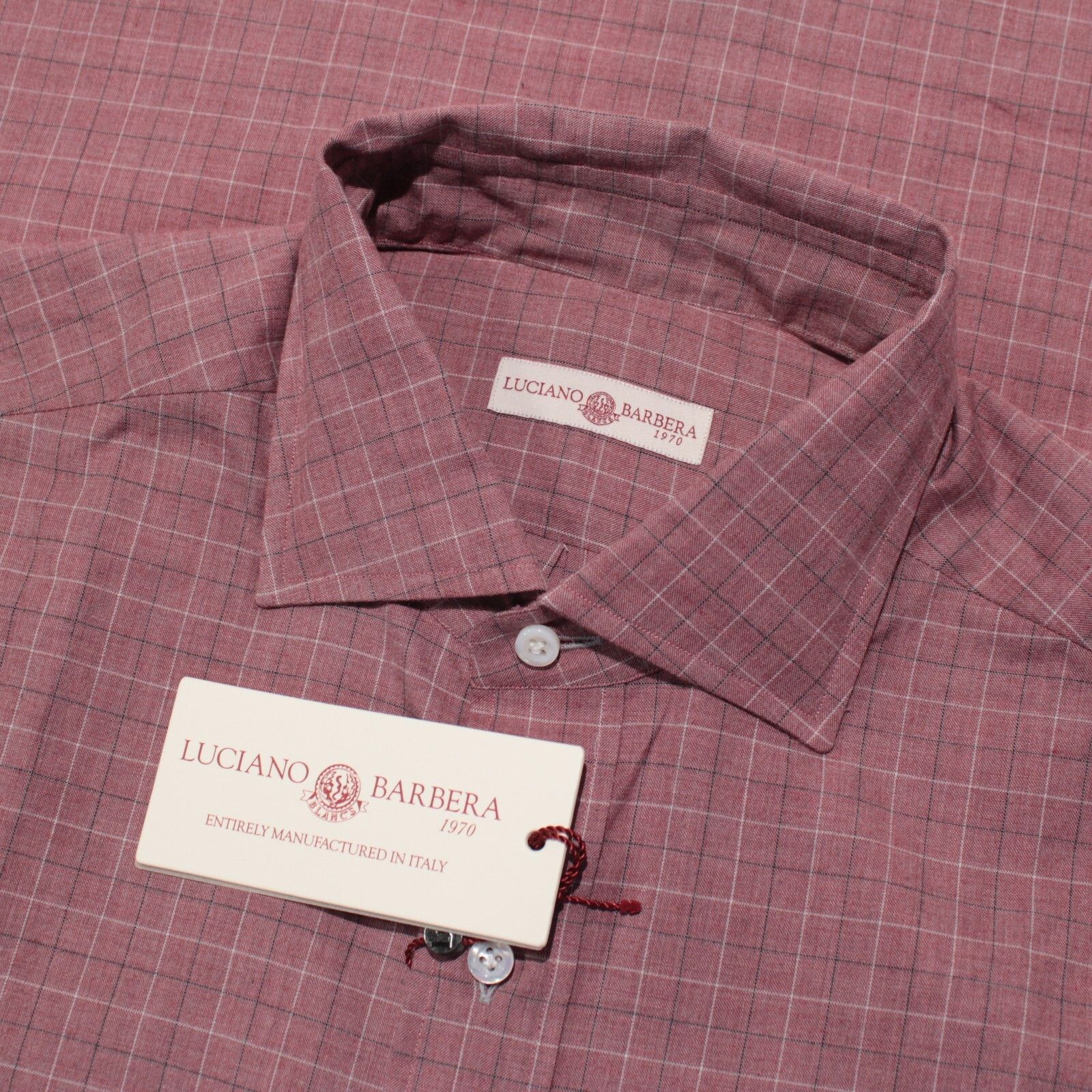 Luciano Barbera Luciano Barbera New with tags Shirt Size M US In Red Size US M / EU 48-50 / 2 - 1 Thumbnail